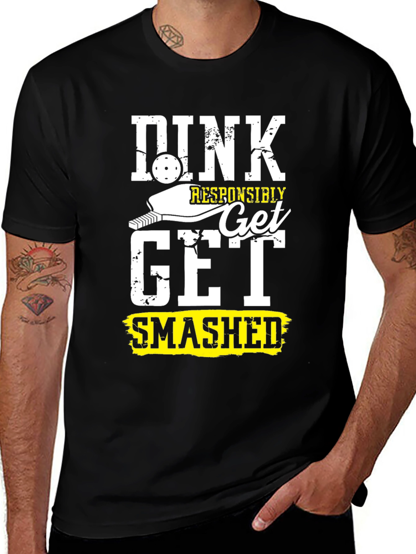 Pickleball Graphic T-Shirt - Dink Responsibly