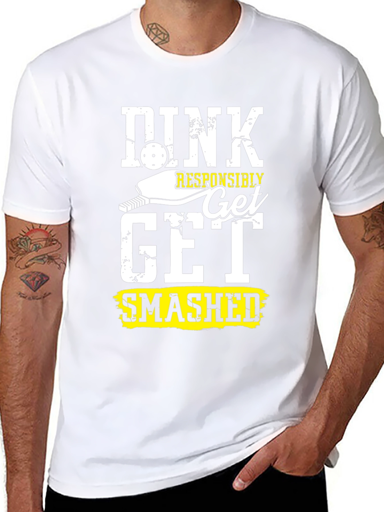 Pickleball Graphic T-Shirt - Dink Responsibly