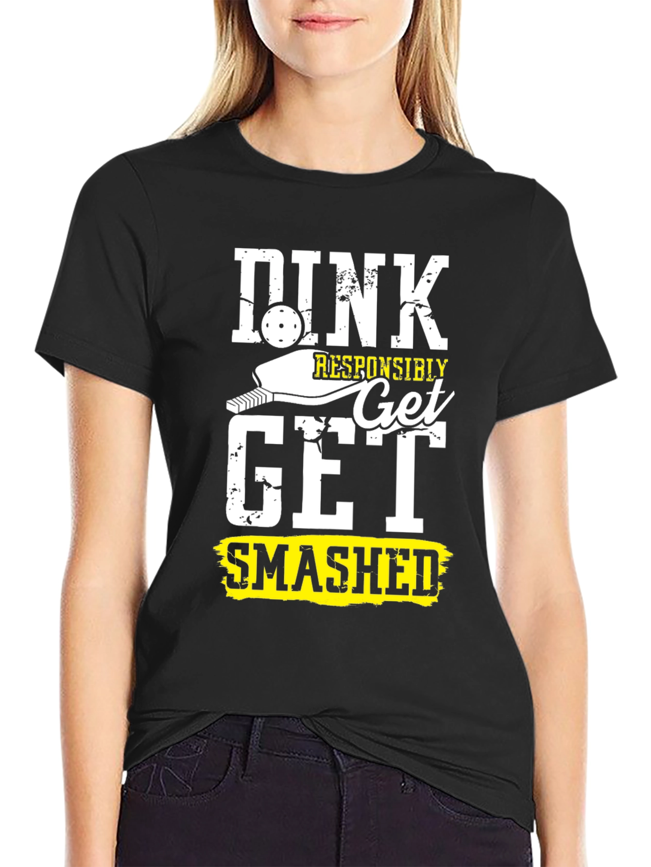 Pickleball Graphic T-Shirt - Dink Responsibly