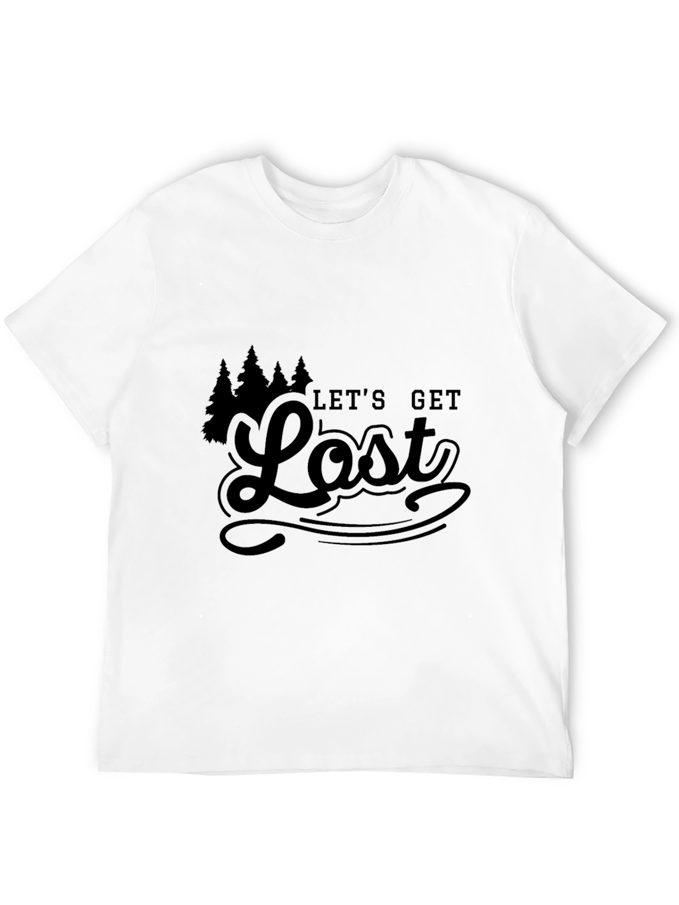 Lets Get Lost Graphic Tee - Adventure Shirt