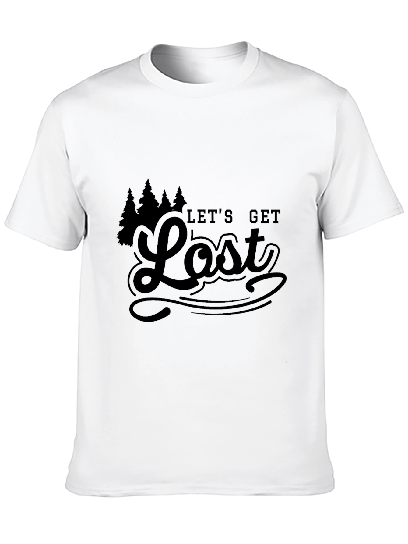 Lets Get Lost Graphic Tee - Adventure Shirt