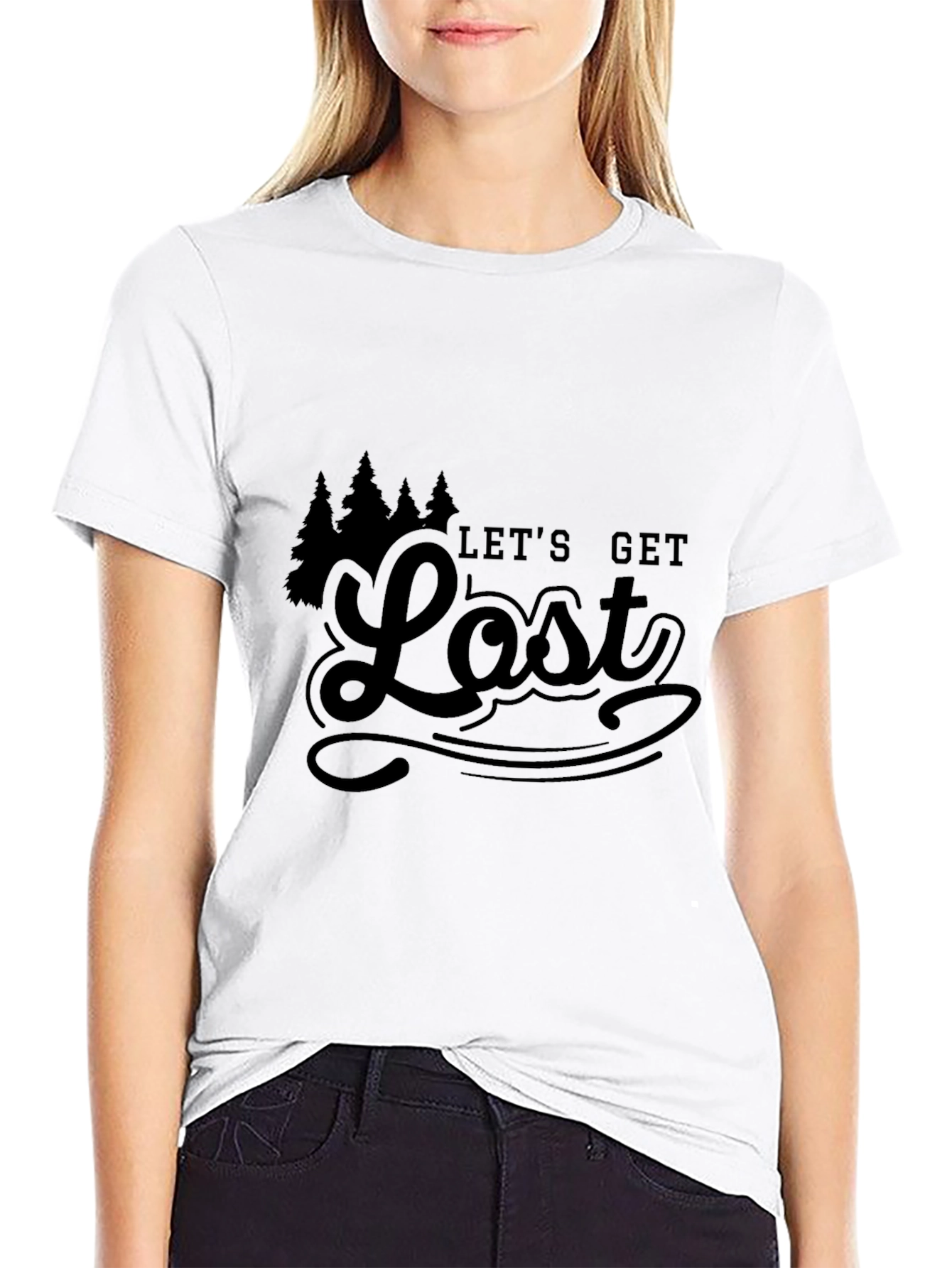 Lets Get Lost Graphic Tee - Adventure Shirt