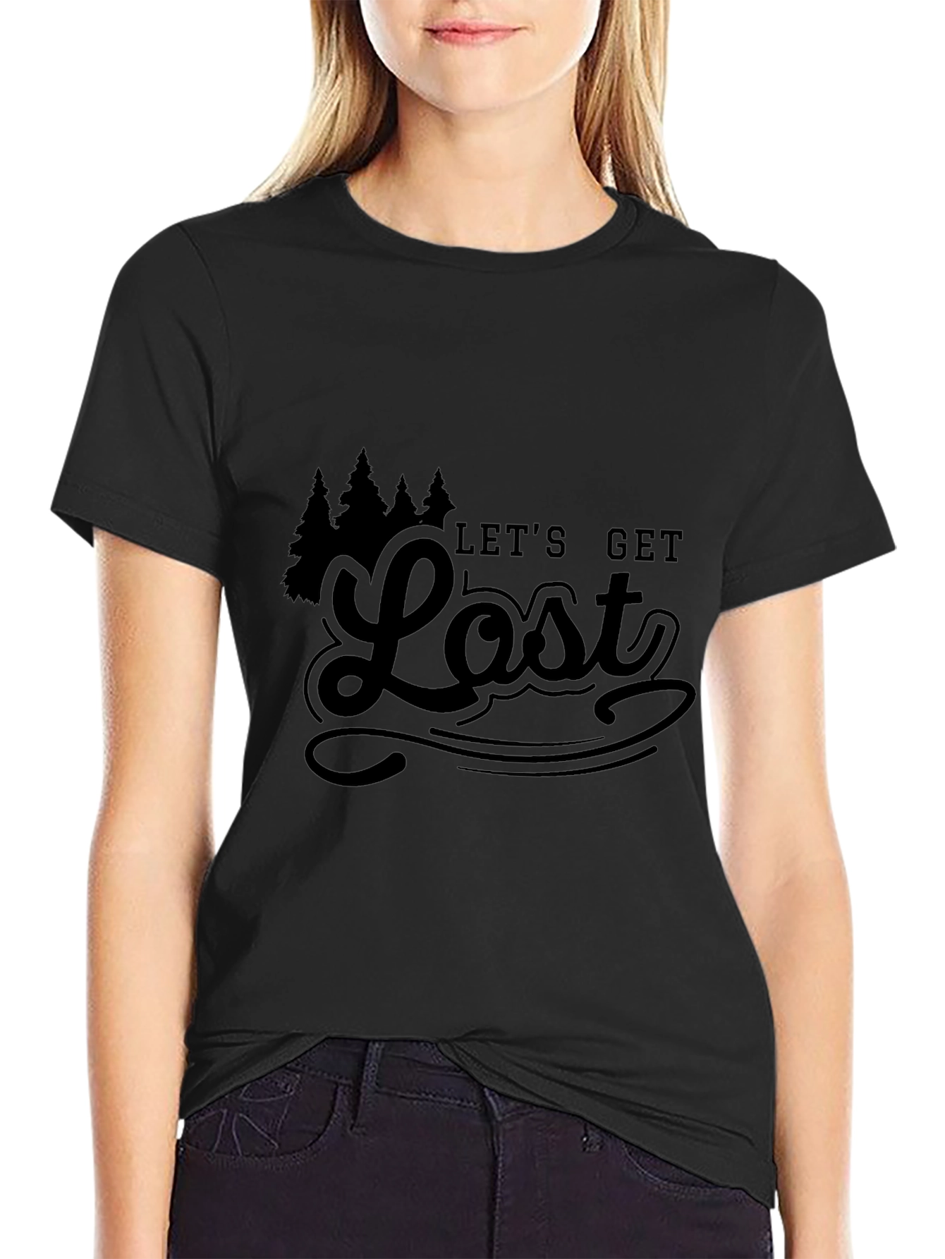 Lets Get Lost Graphic Tee - Adventure Shirt
