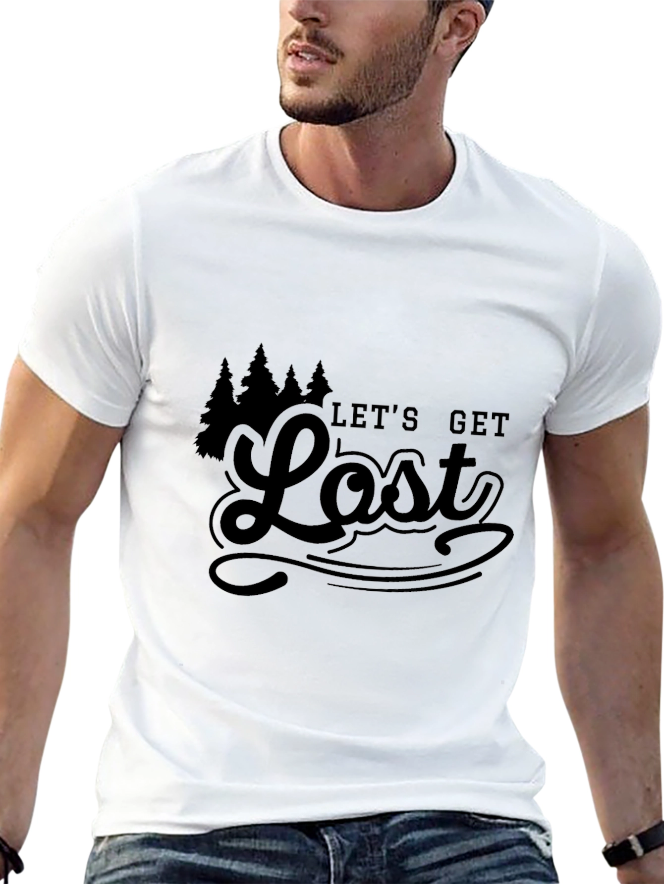 Lets Get Lost Graphic Tee - Adventure Shirt
