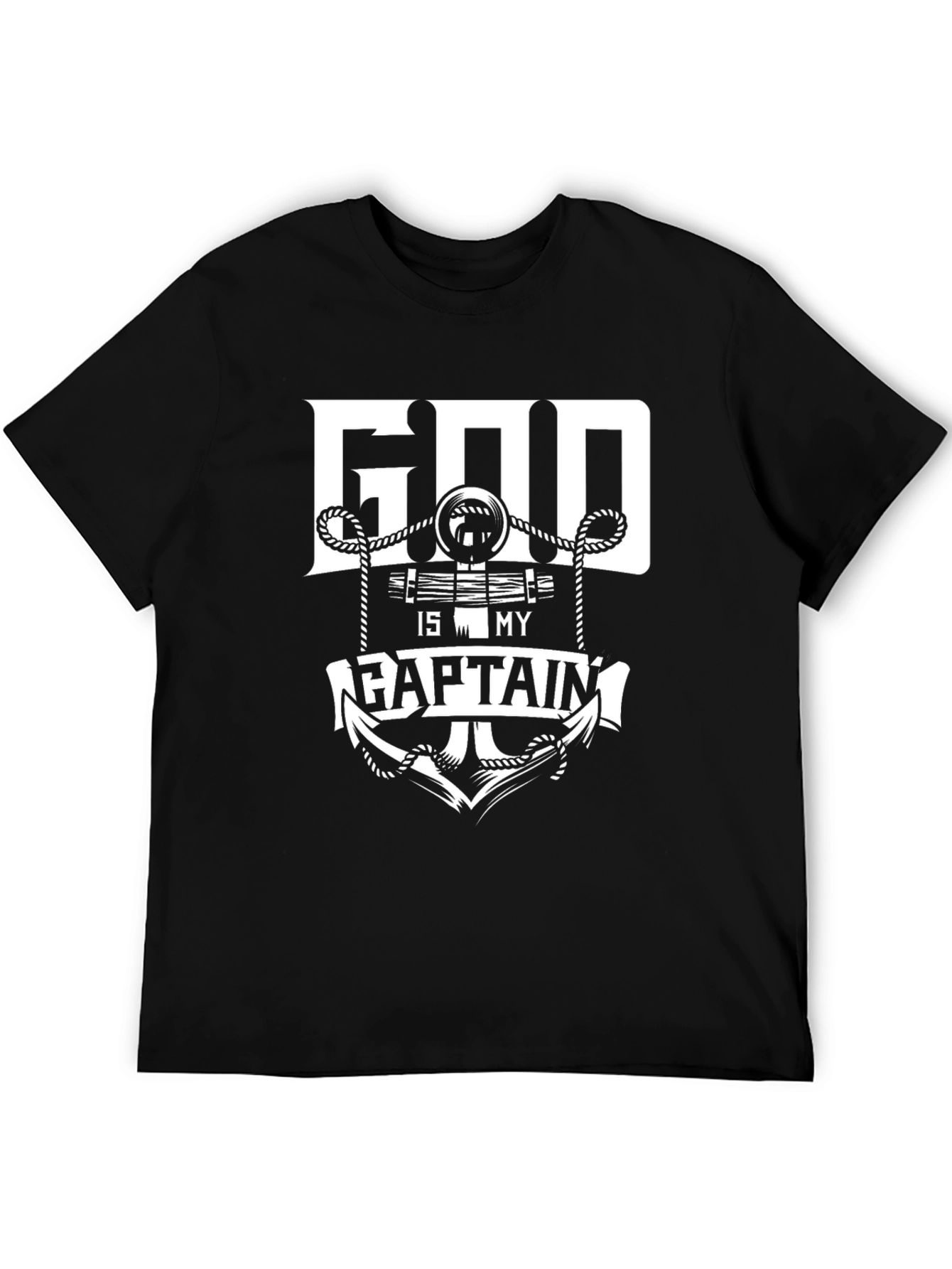 God Is My Captain Graphic T-Shirt