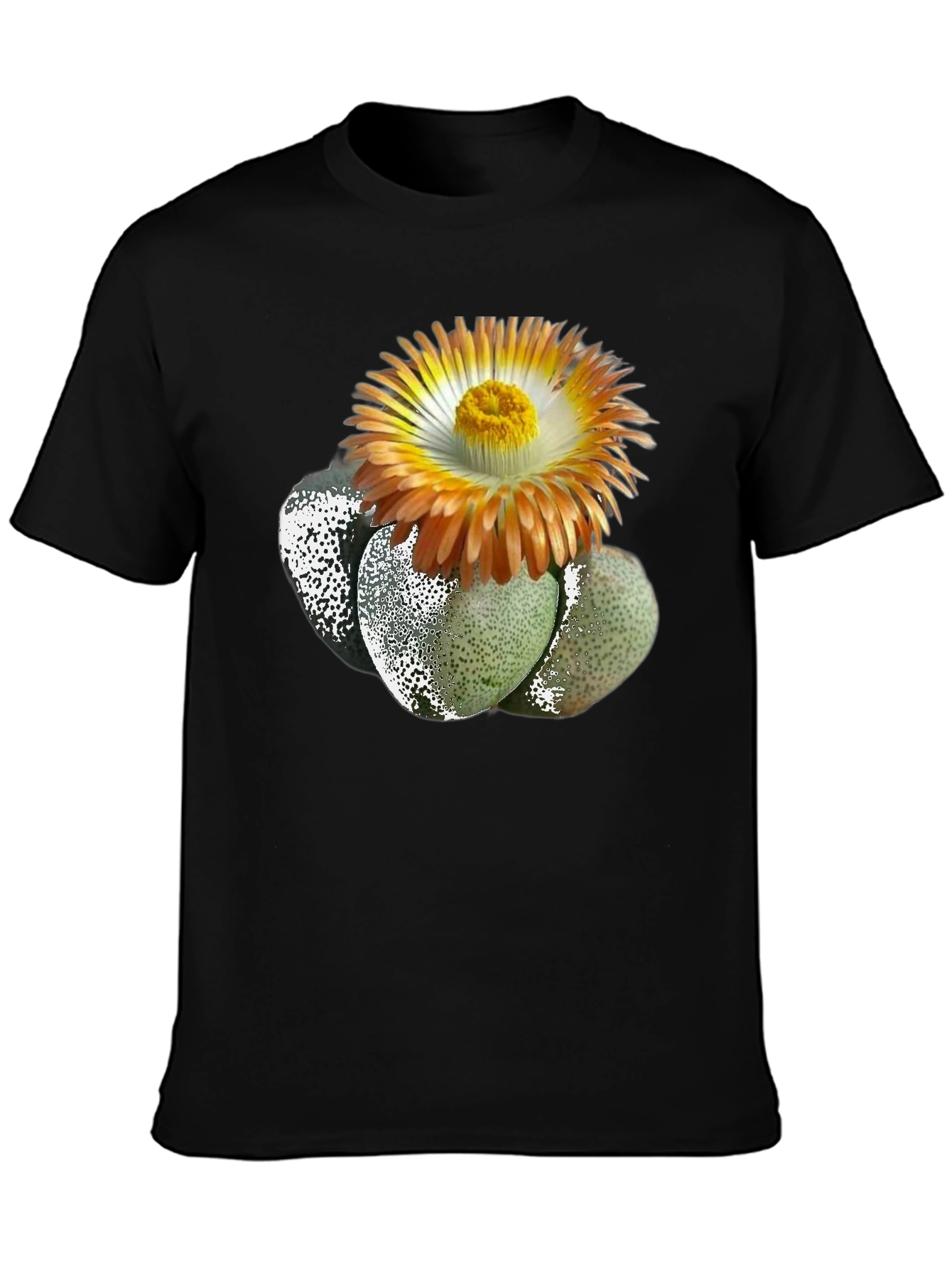 Living Stone Succulent Graphic T-Shirt