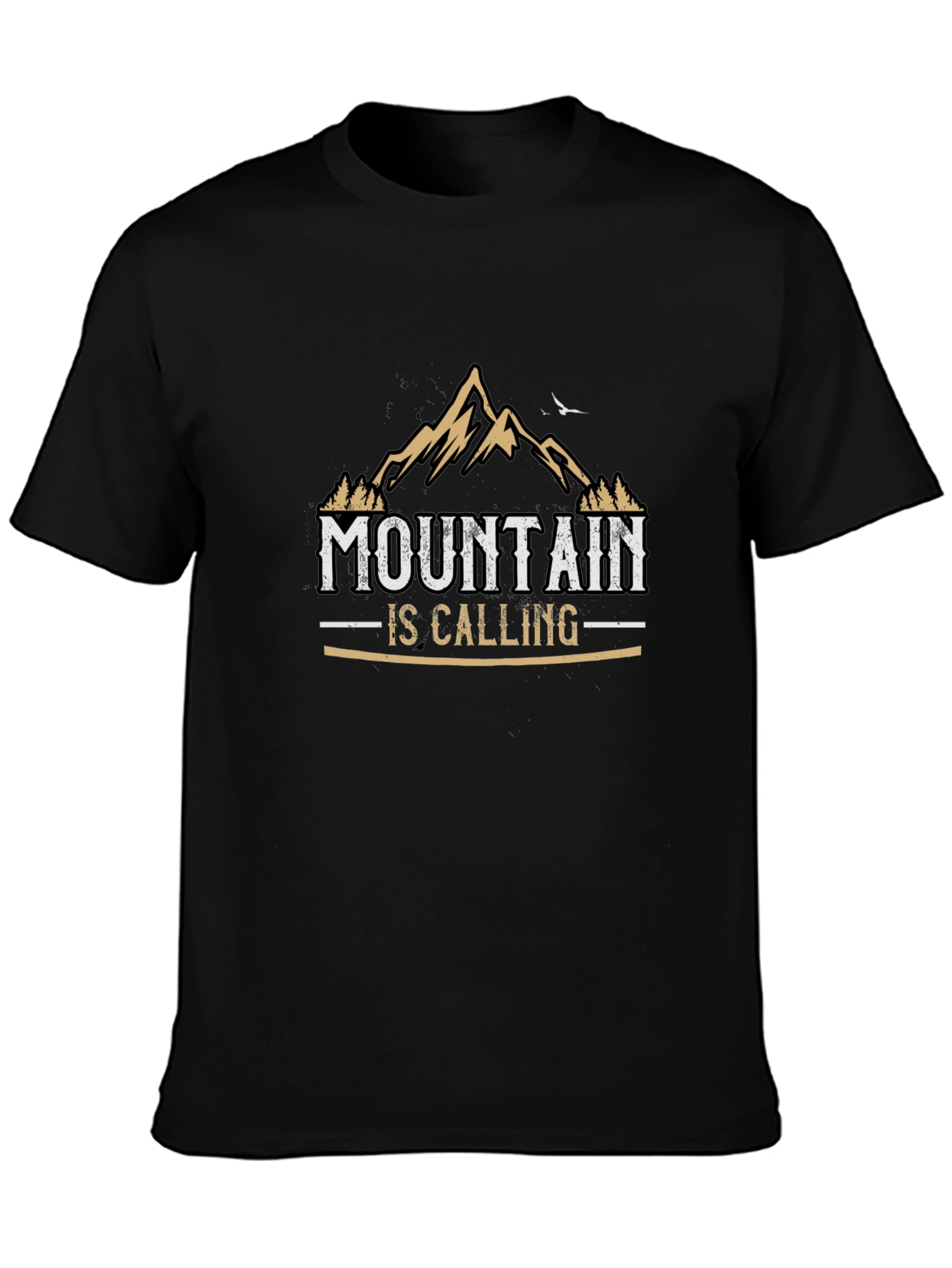 Mountain Calling Graphic Tee - Black