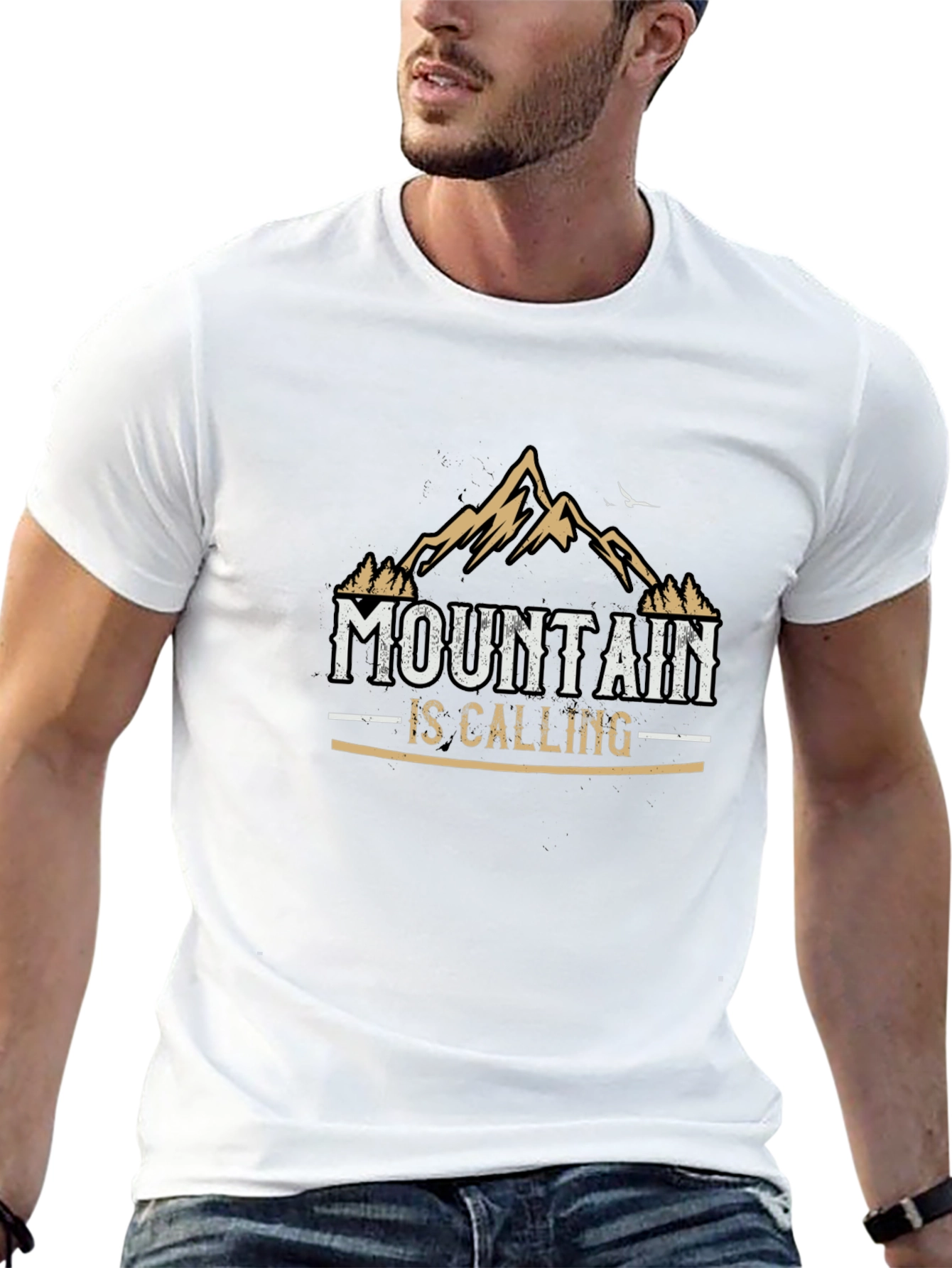 Mountain Calling Graphic Tee - Black