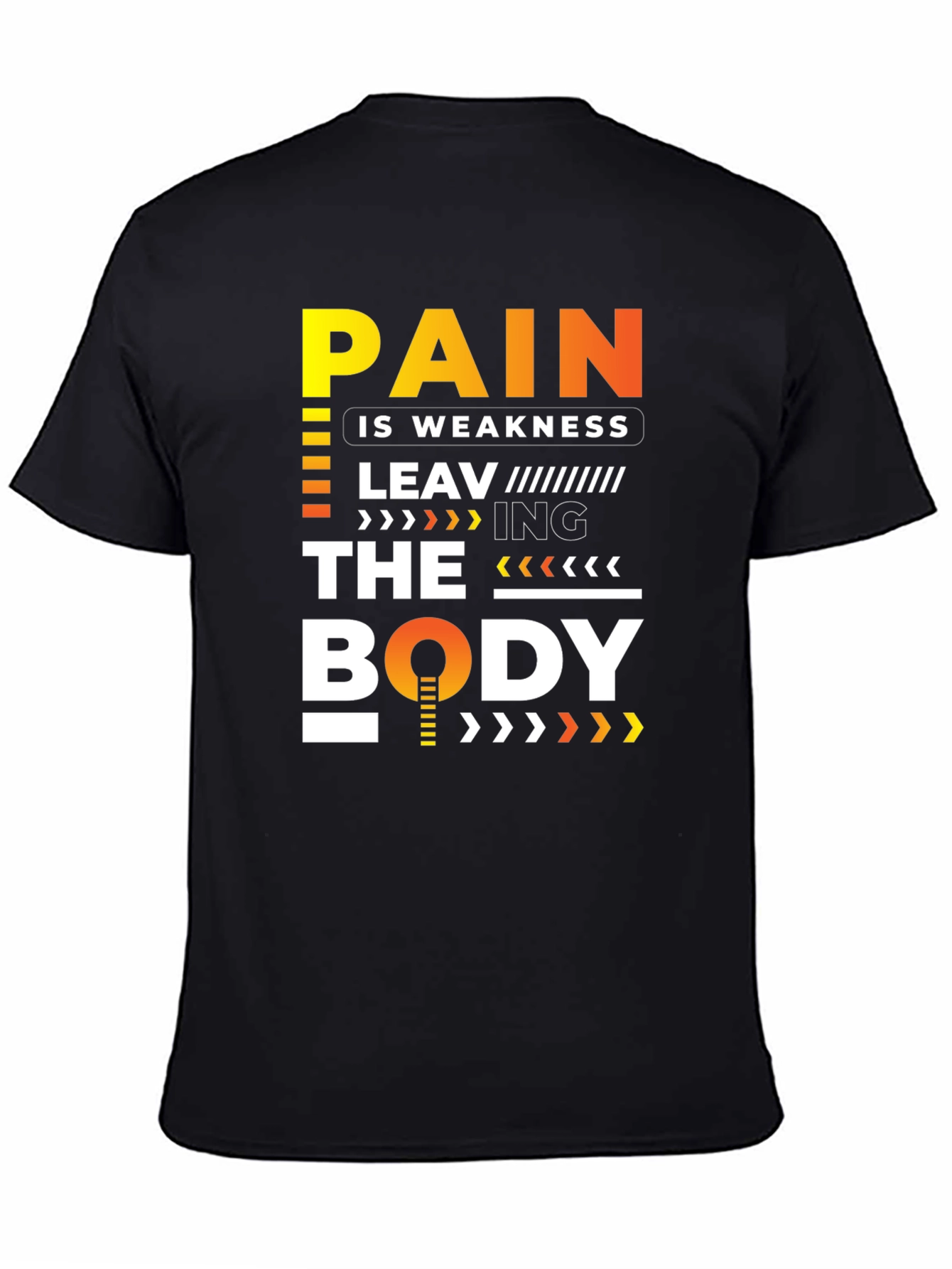 Pain is Weakness T-Shirt - Gym Motivation
