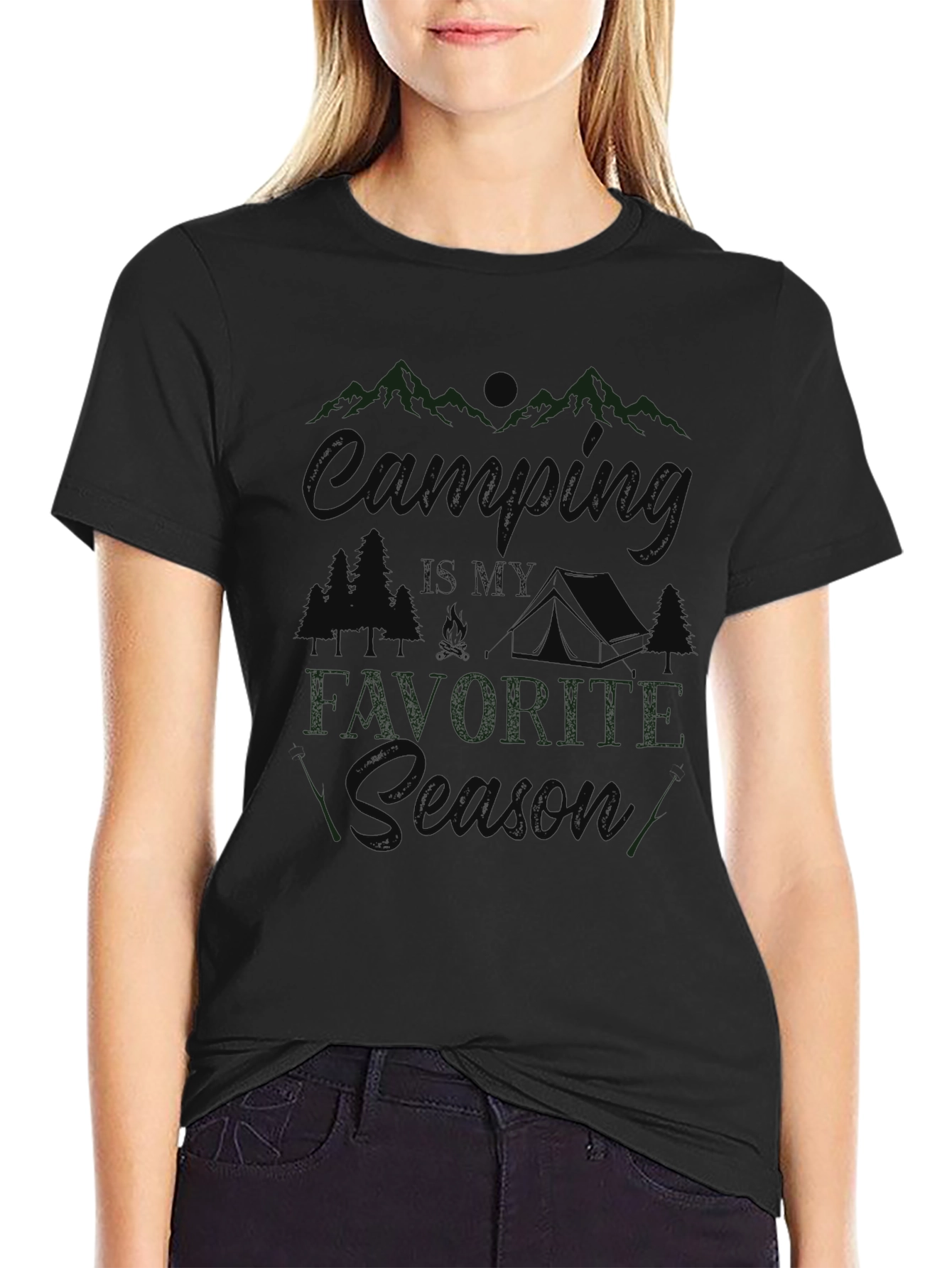Camping is My Favorite Season Graphic Tee