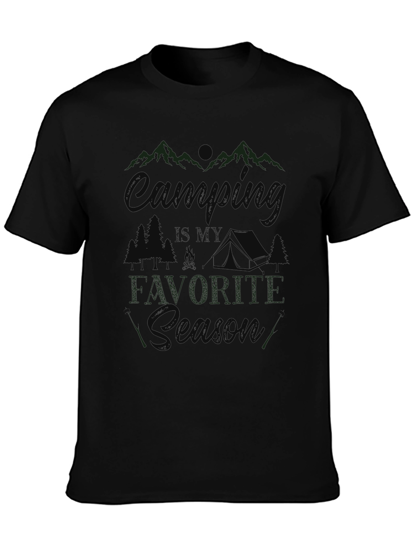 Camping is My Favorite Season Graphic Tee
