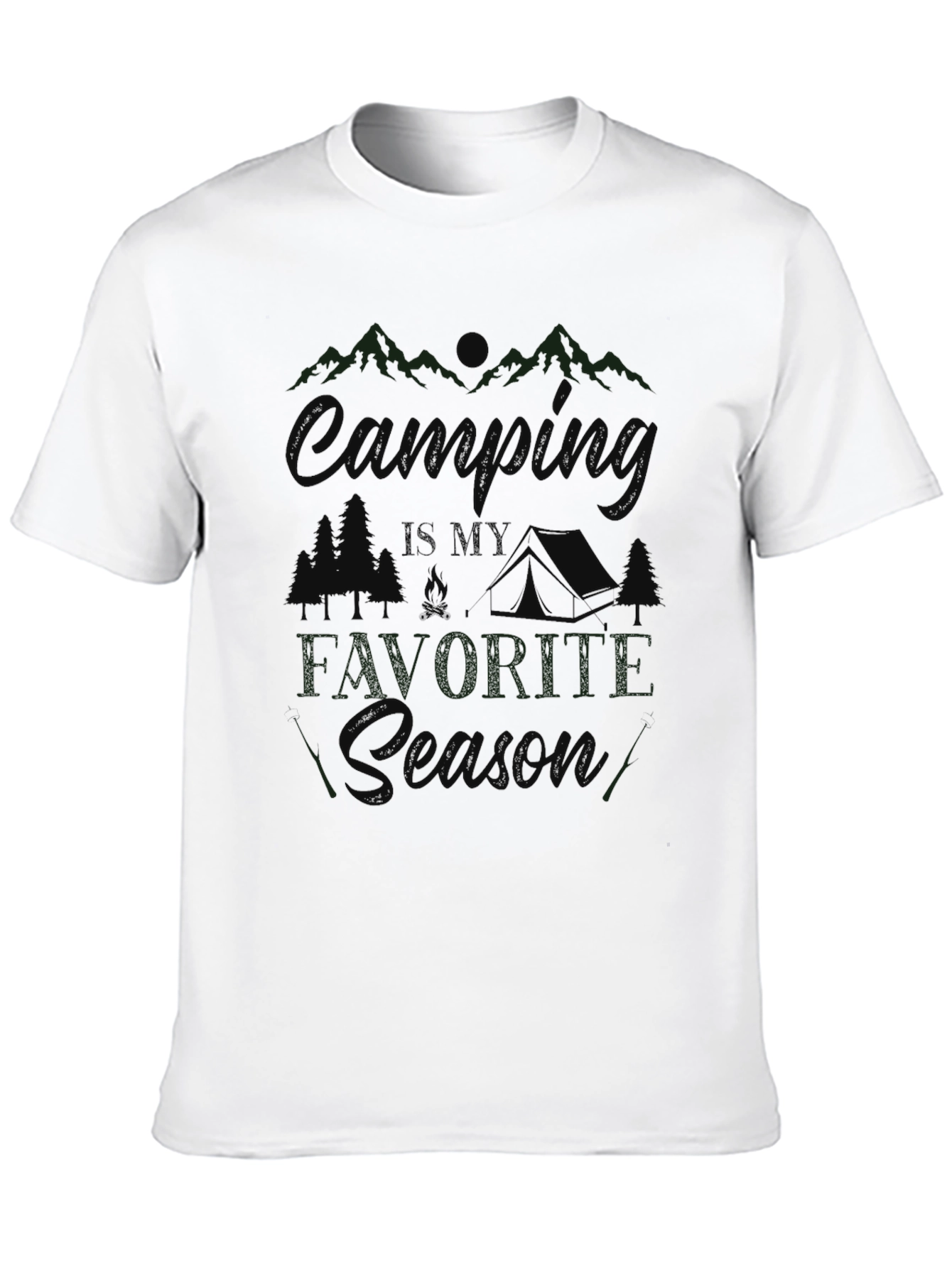 Camping is My Favorite Season Graphic Tee