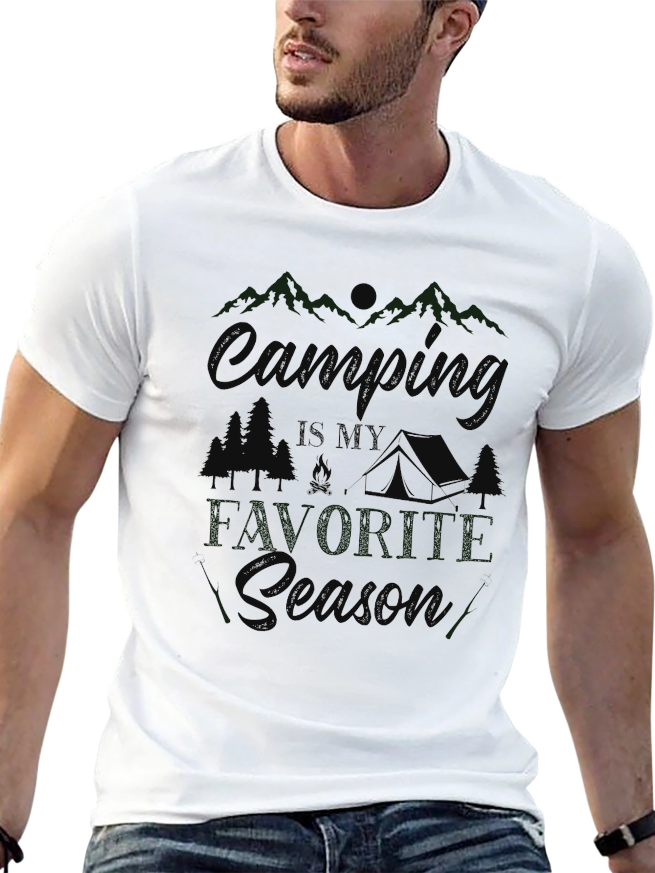 Camping is My Favorite Season Graphic Tee