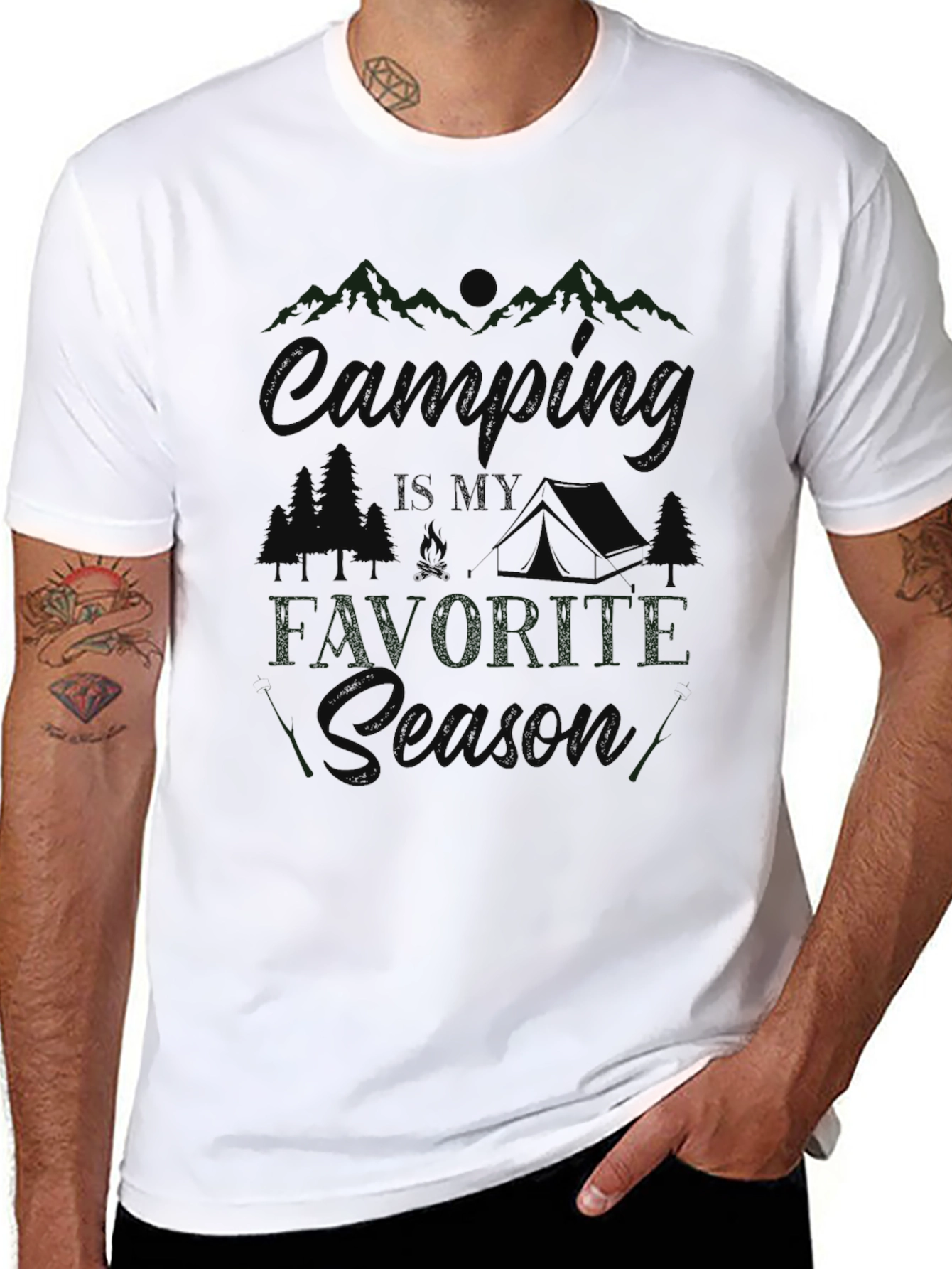 Camping is My Favorite Season Graphic Tee