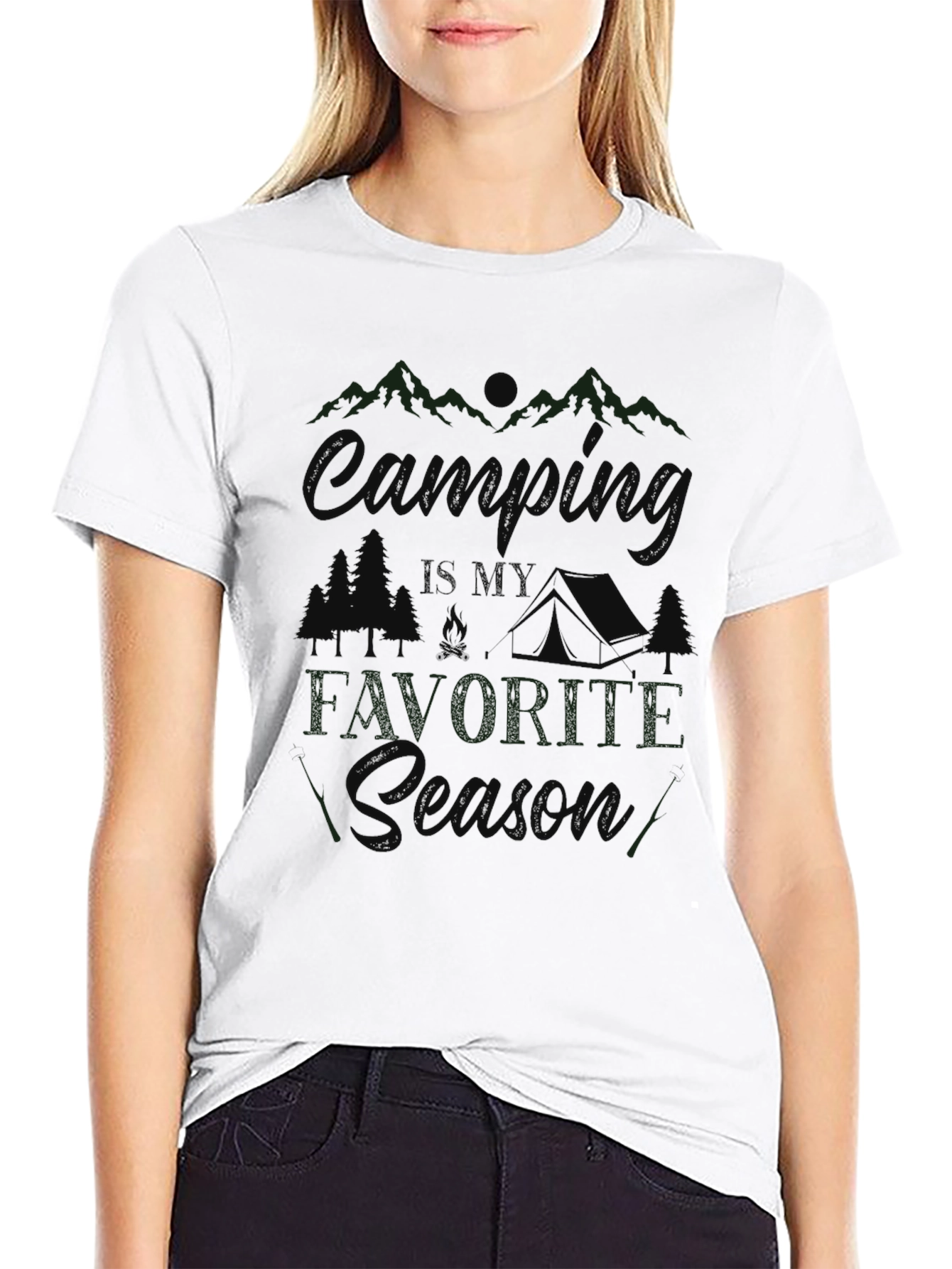 Camping is My Favorite Season Graphic Tee