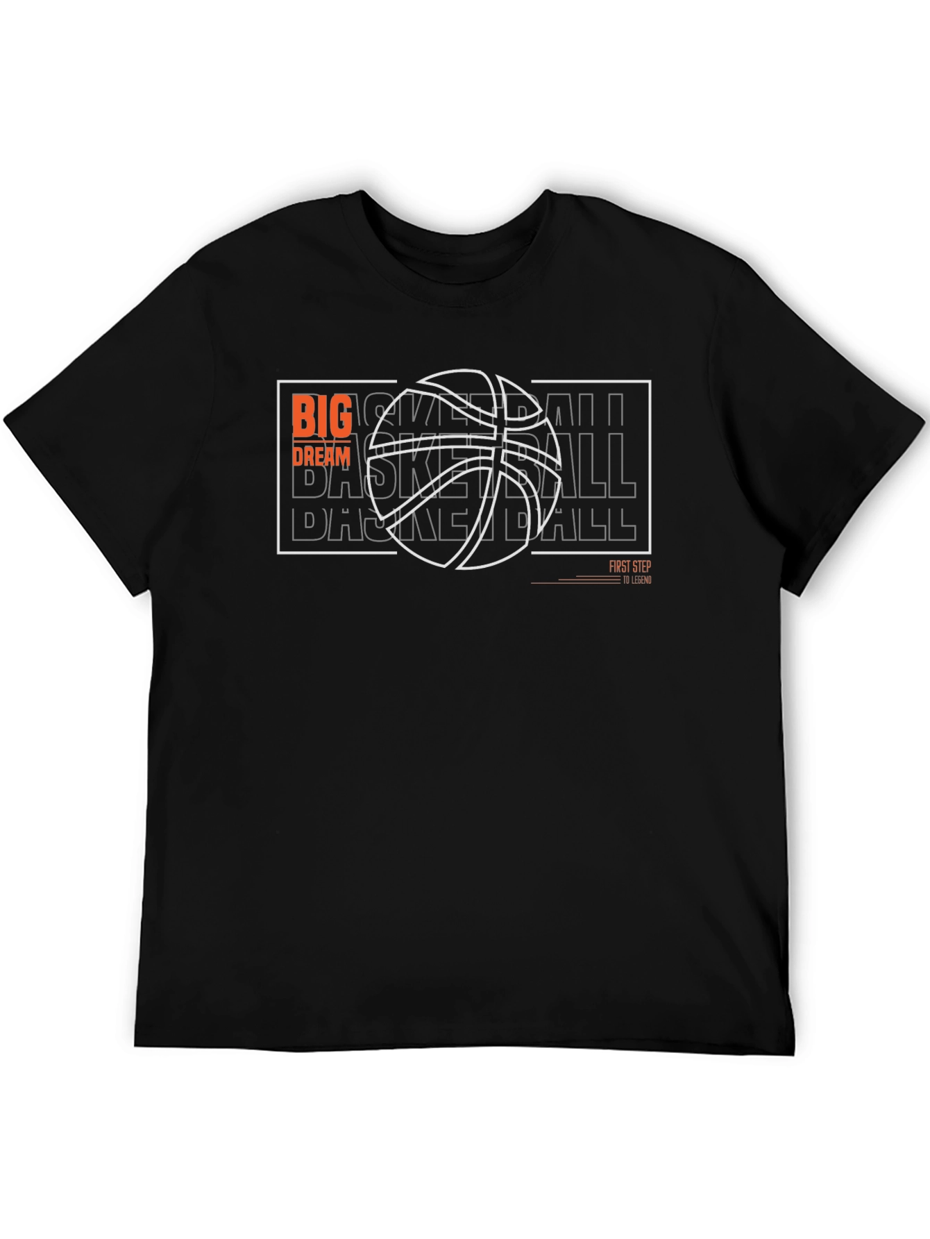 Basketball Graphic Tee - Big Dream Design