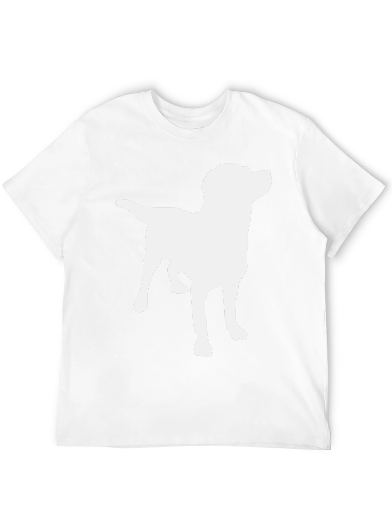 Dog Silhouette T-Shirt - Classic Black Tee