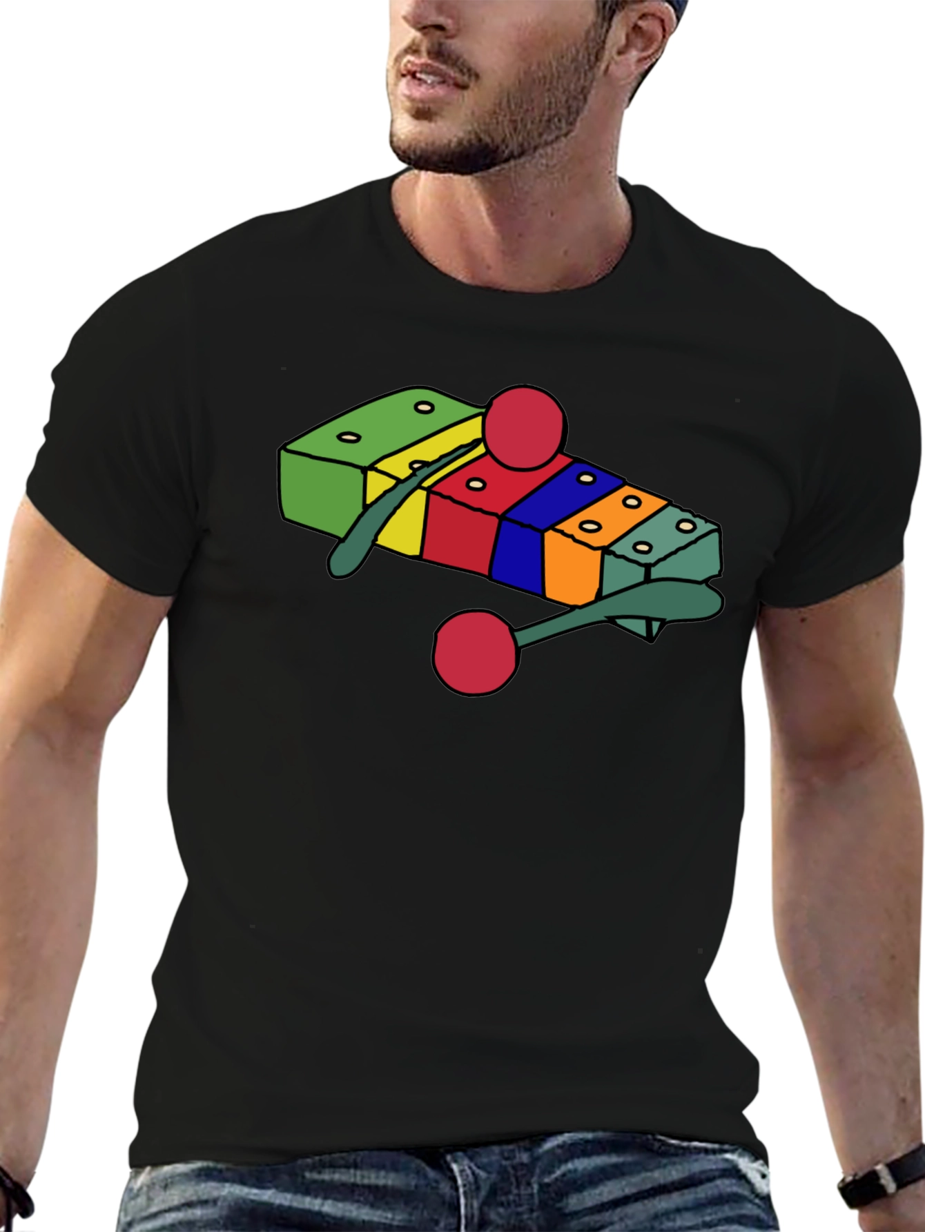Musical Xylophone Graphic T-Shirt
