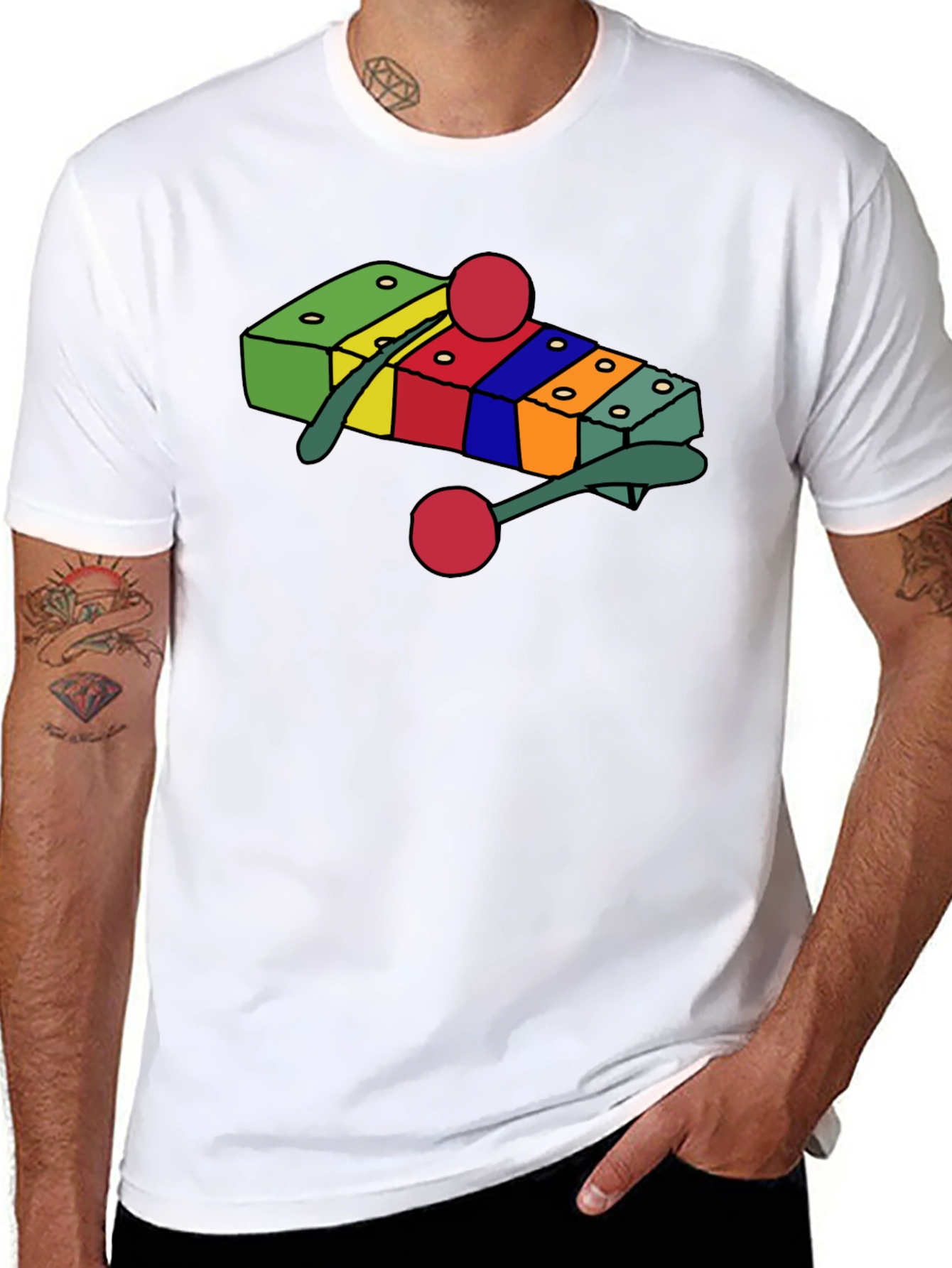Musical Xylophone Graphic T-Shirt