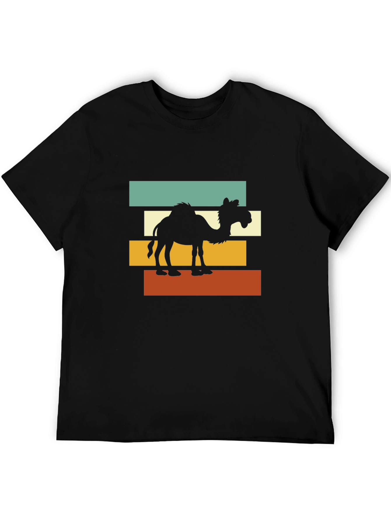 Retro Camel Graphic T-Shirt - Desert Vibes