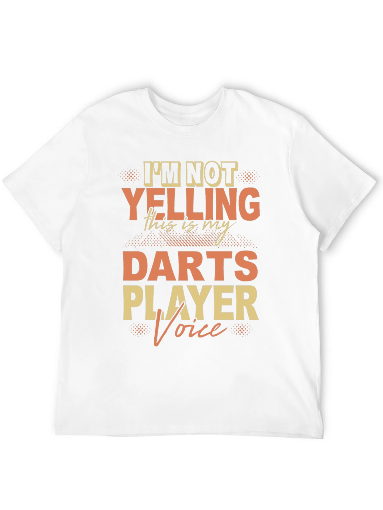 Darts Player Voice T-Shirt - Novelty Tee