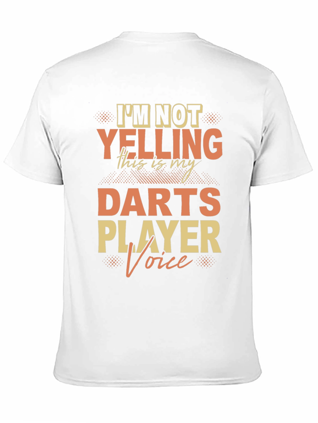 Darts Player Voice T-Shirt - Novelty Tee