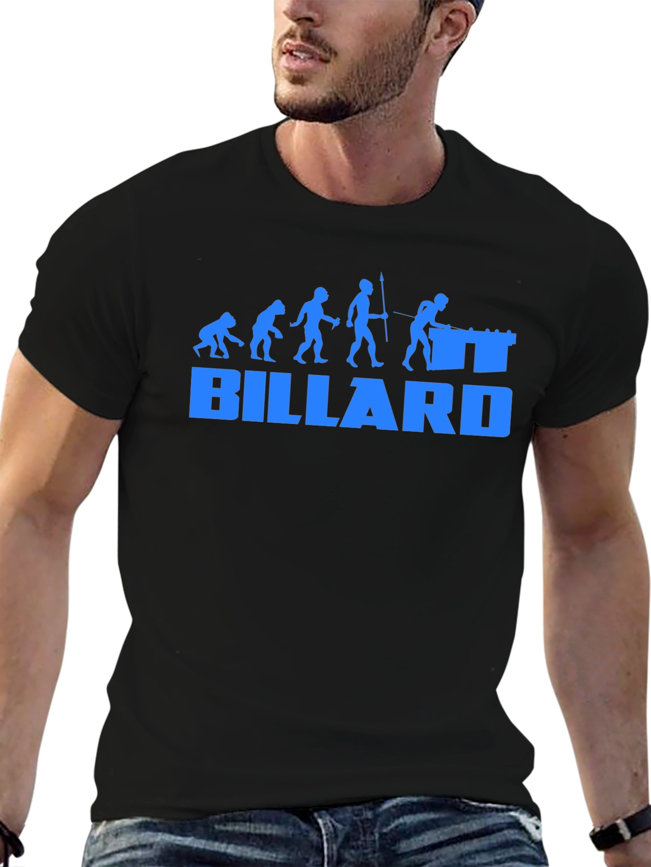 Billiard Evolution T-Shirt - Fun Geeky Tee