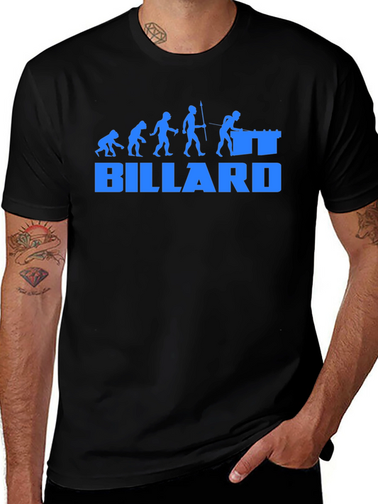 Billiard Evolution T-Shirt - Fun Geeky Tee