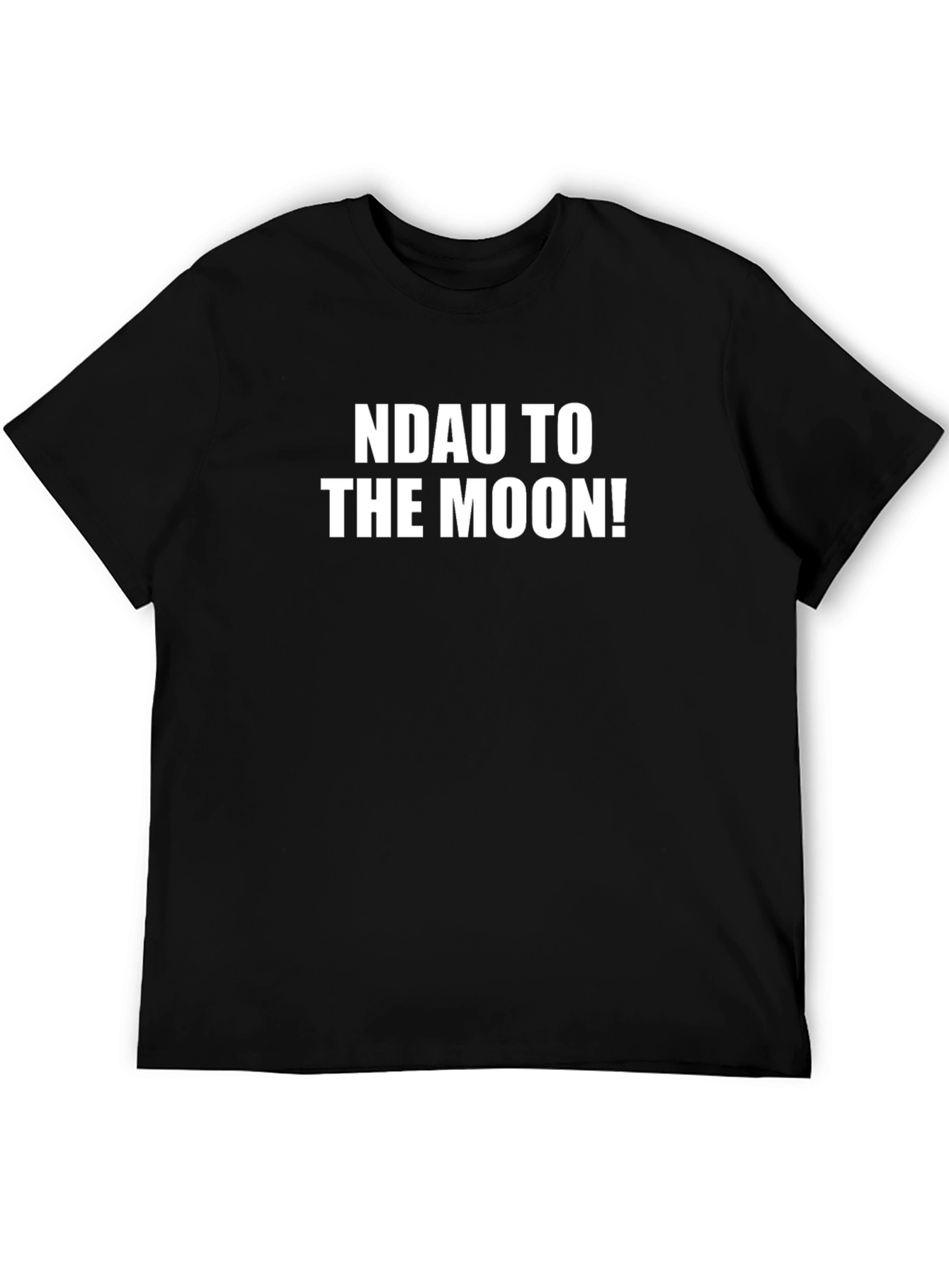 NDAU To The Moon! Black T-Shirt