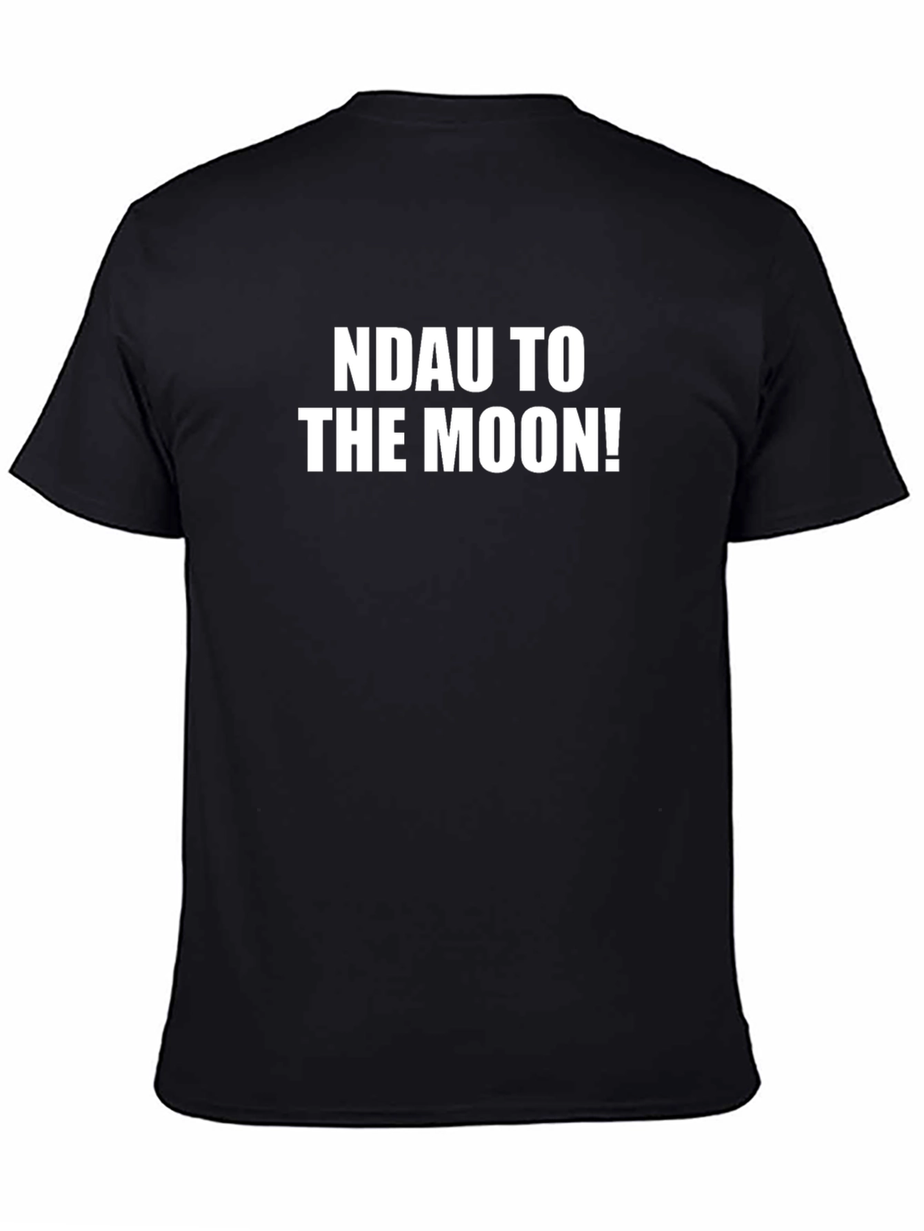 NDAU To The Moon! Black T-Shirt