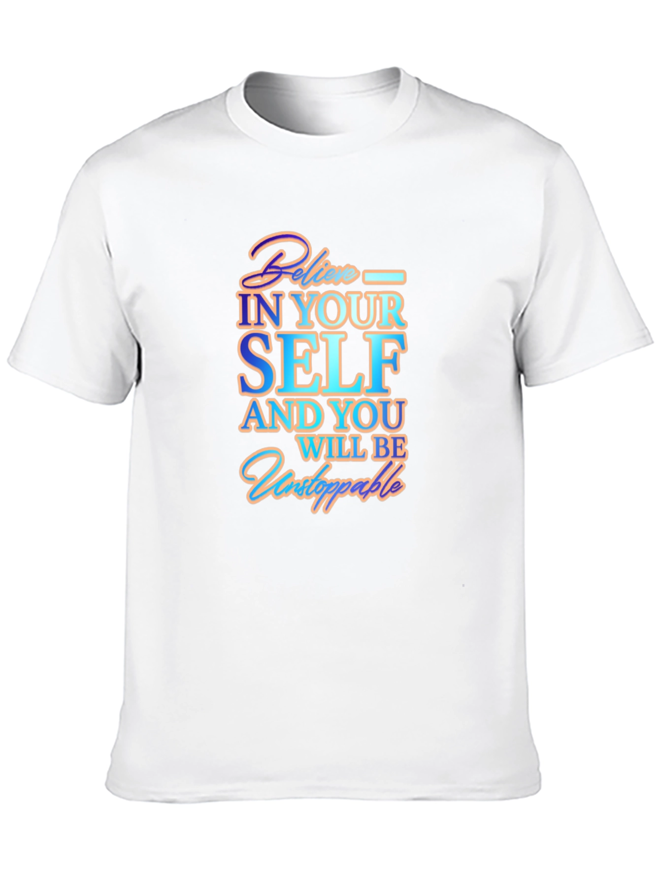 Believe in Yourself Graphic Tee - Black