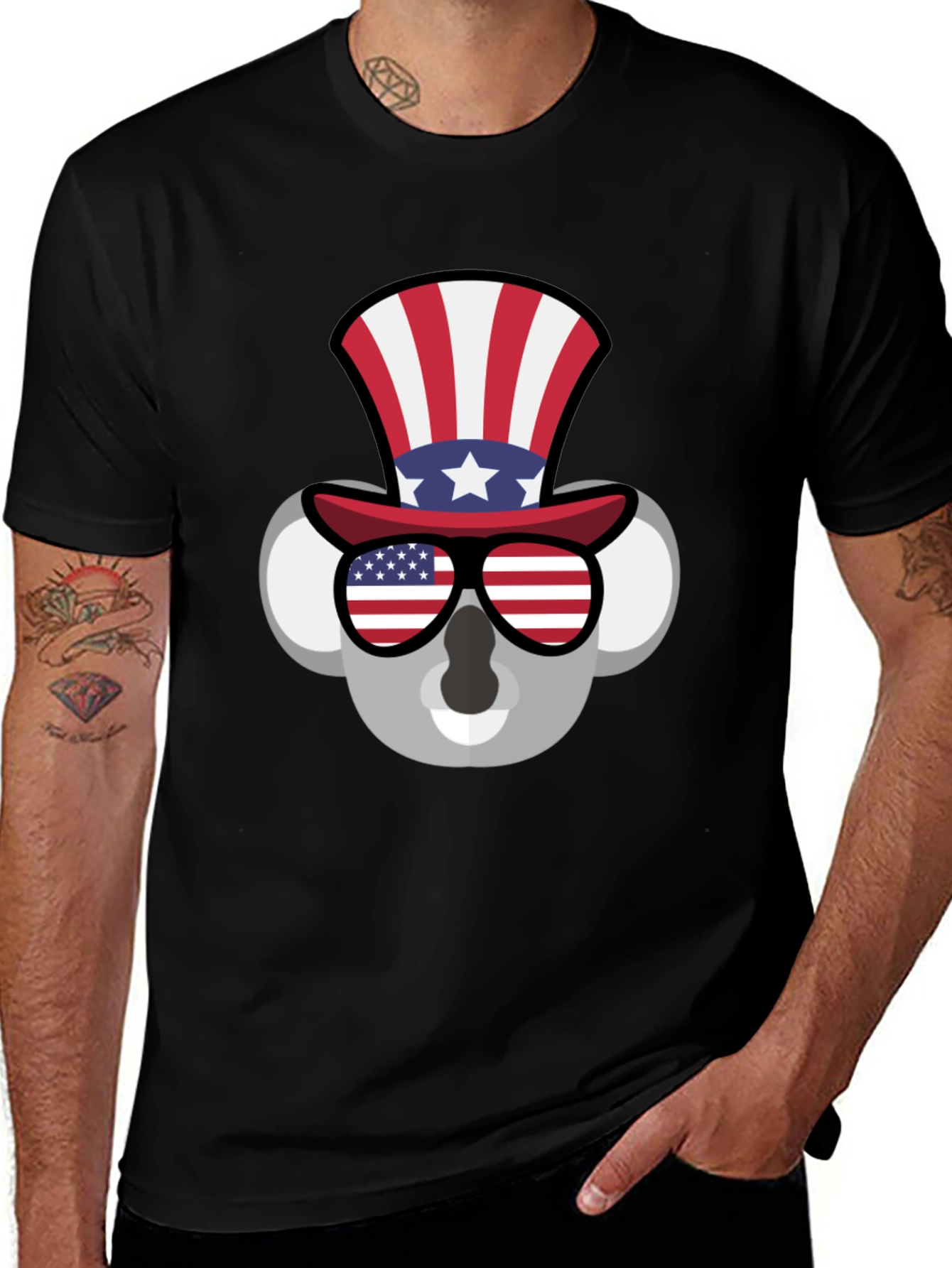 Patriotic Koala Graphic Tee