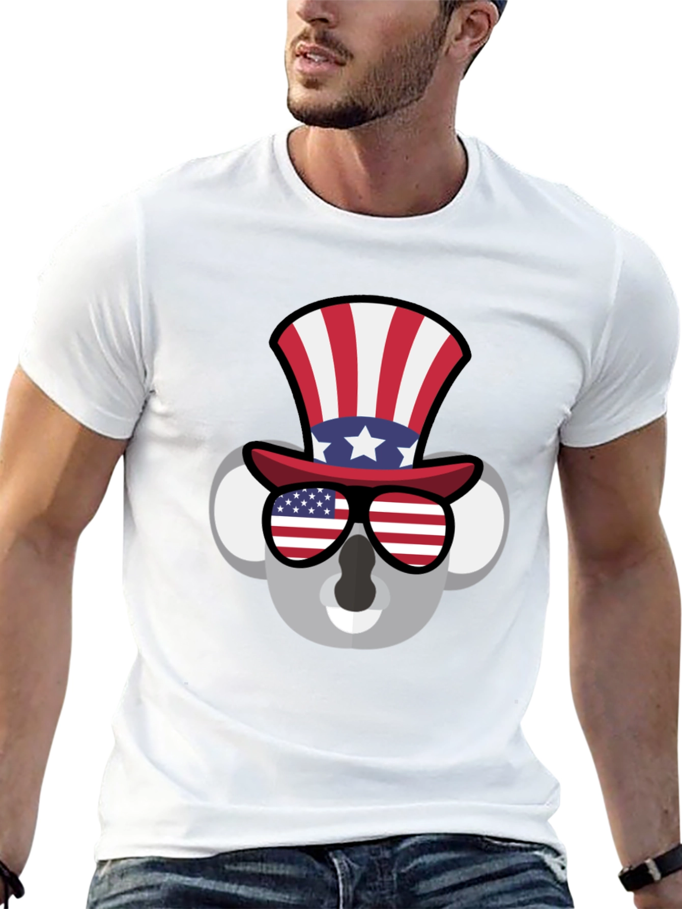 Patriotic Koala Graphic Tee