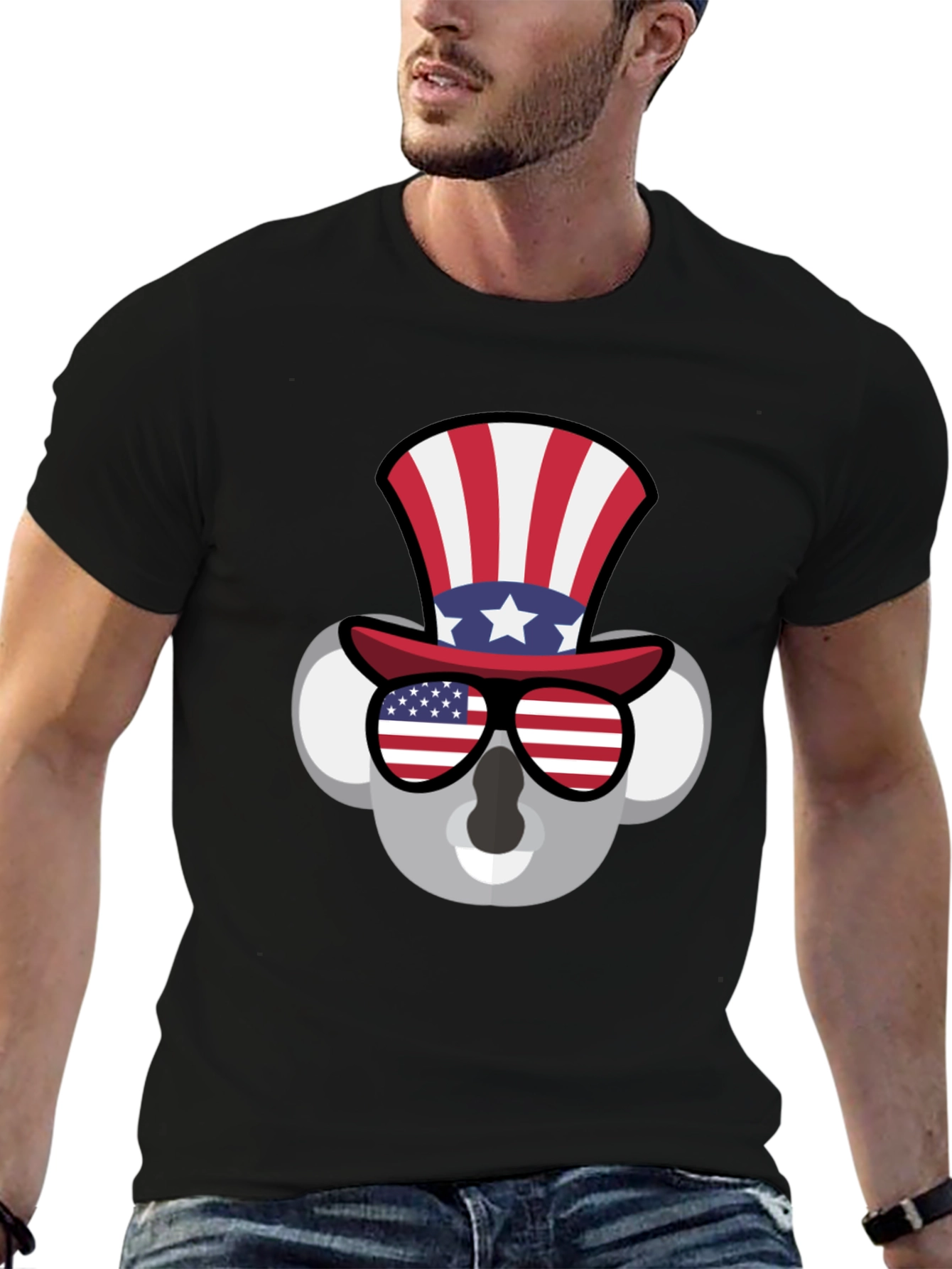 Patriotic Koala Graphic Tee