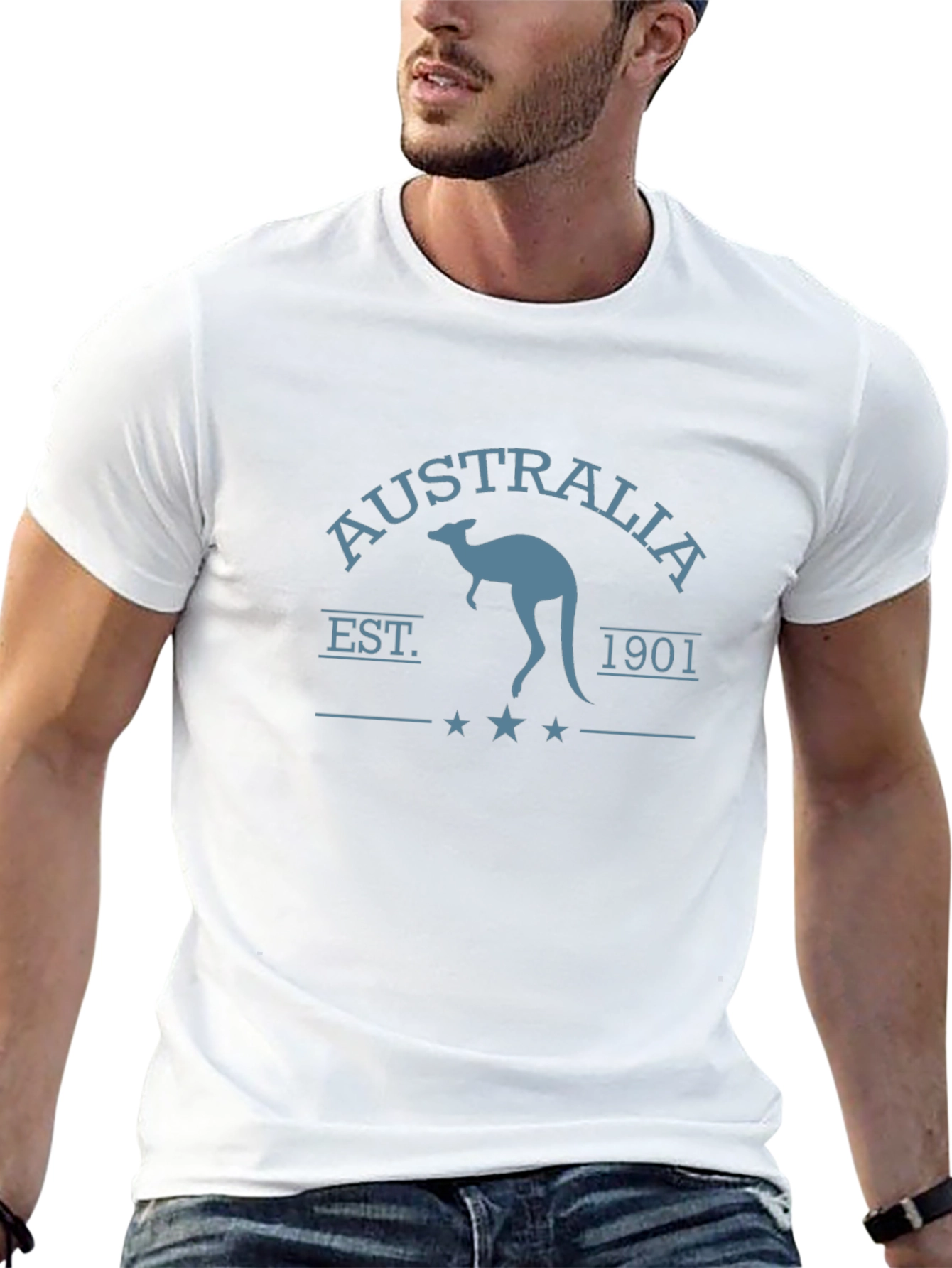 Australia Est. 1901 Kangaroo Graphic T-Shirt