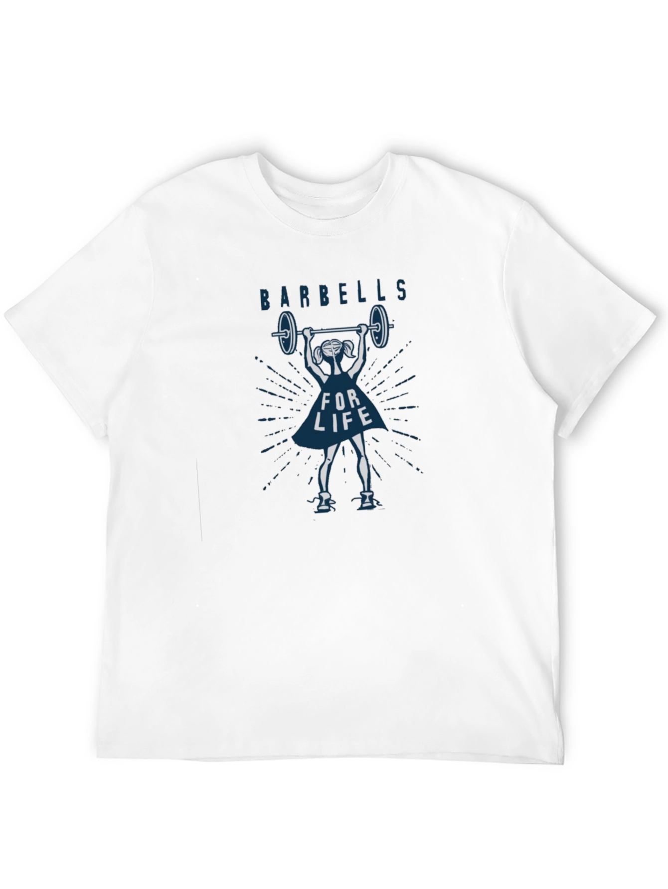 Barbells For Life Graphic Tee - Black