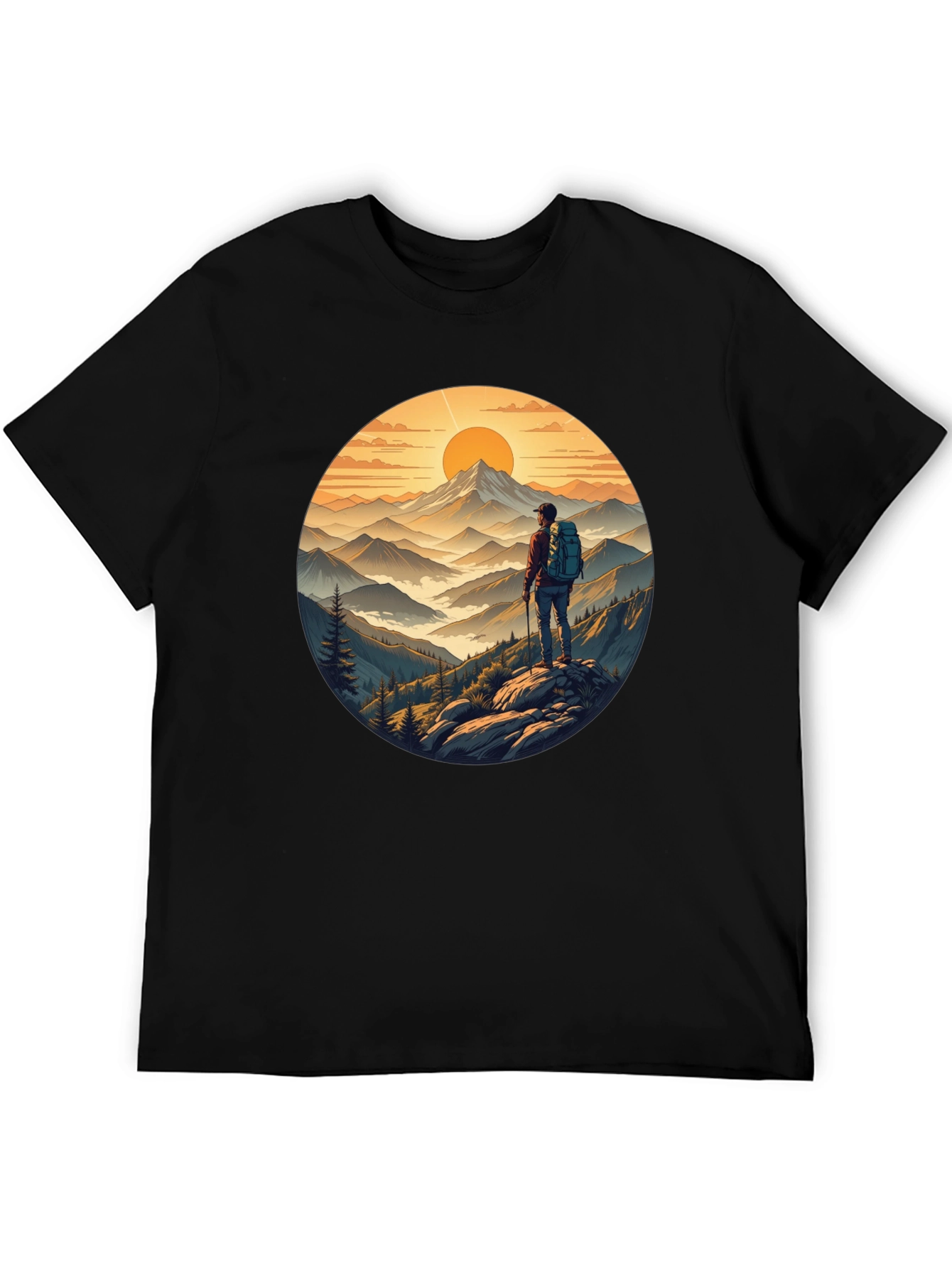 Mountains Hiker Graphic Tee