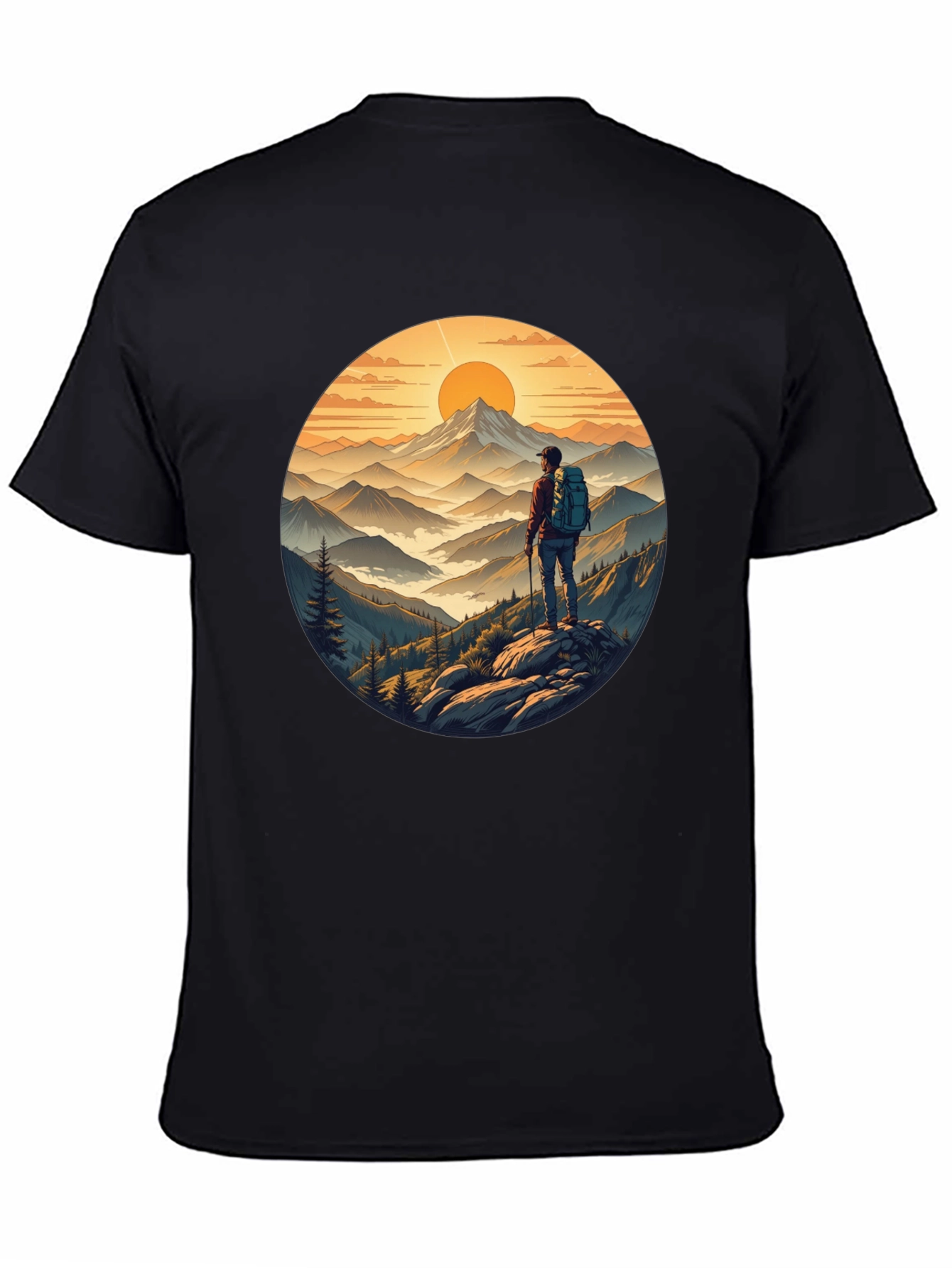 Mountains Hiker Graphic Tee