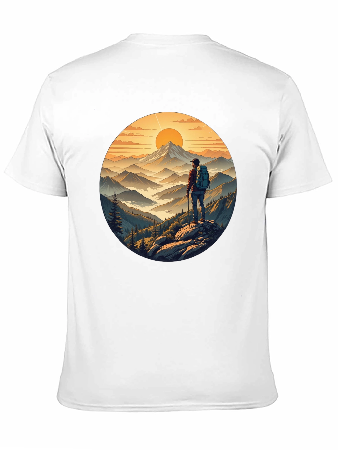 Mountains Hiker Graphic Tee