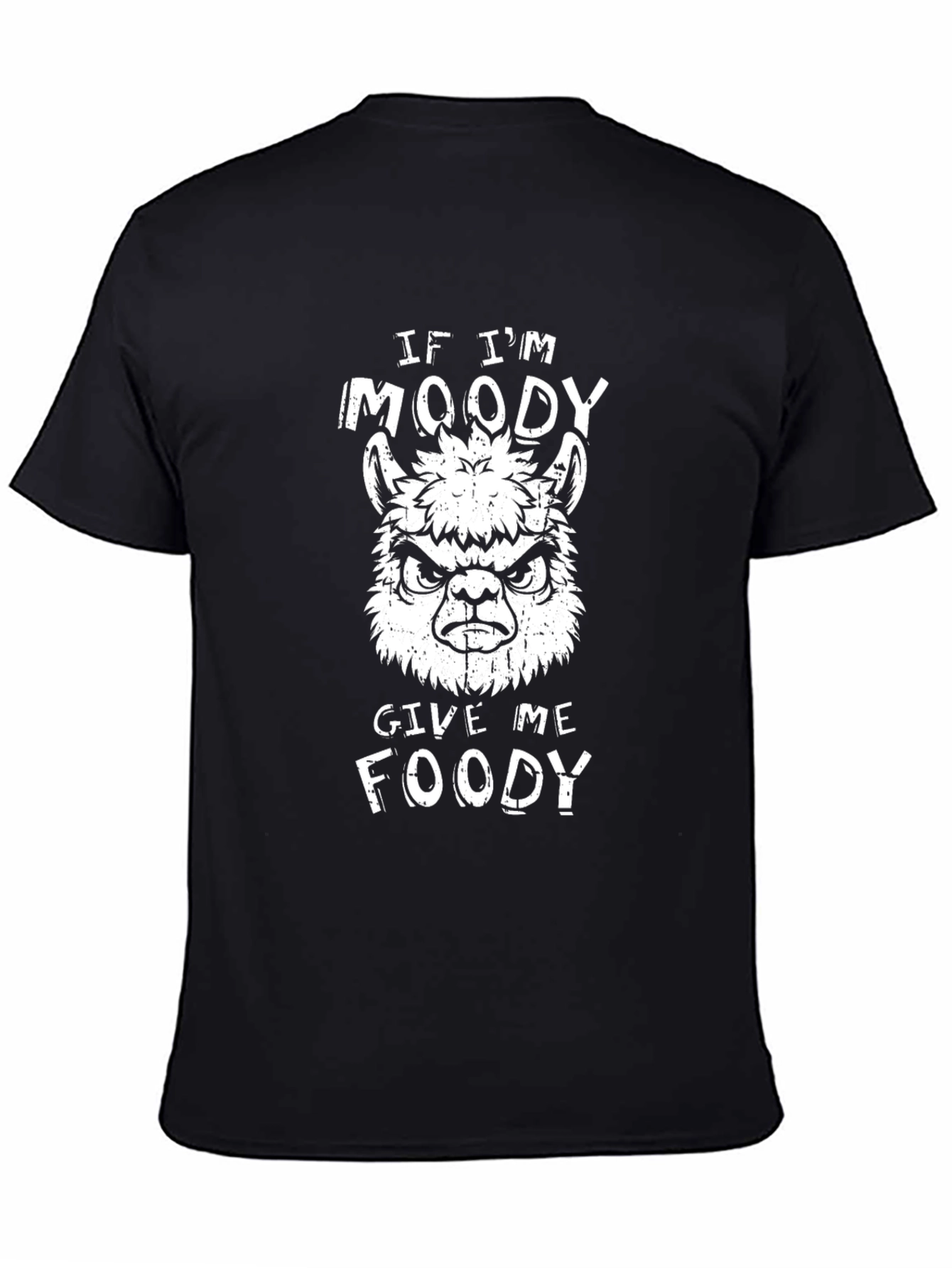 Moody Llama Funny Graphic T-Shirt