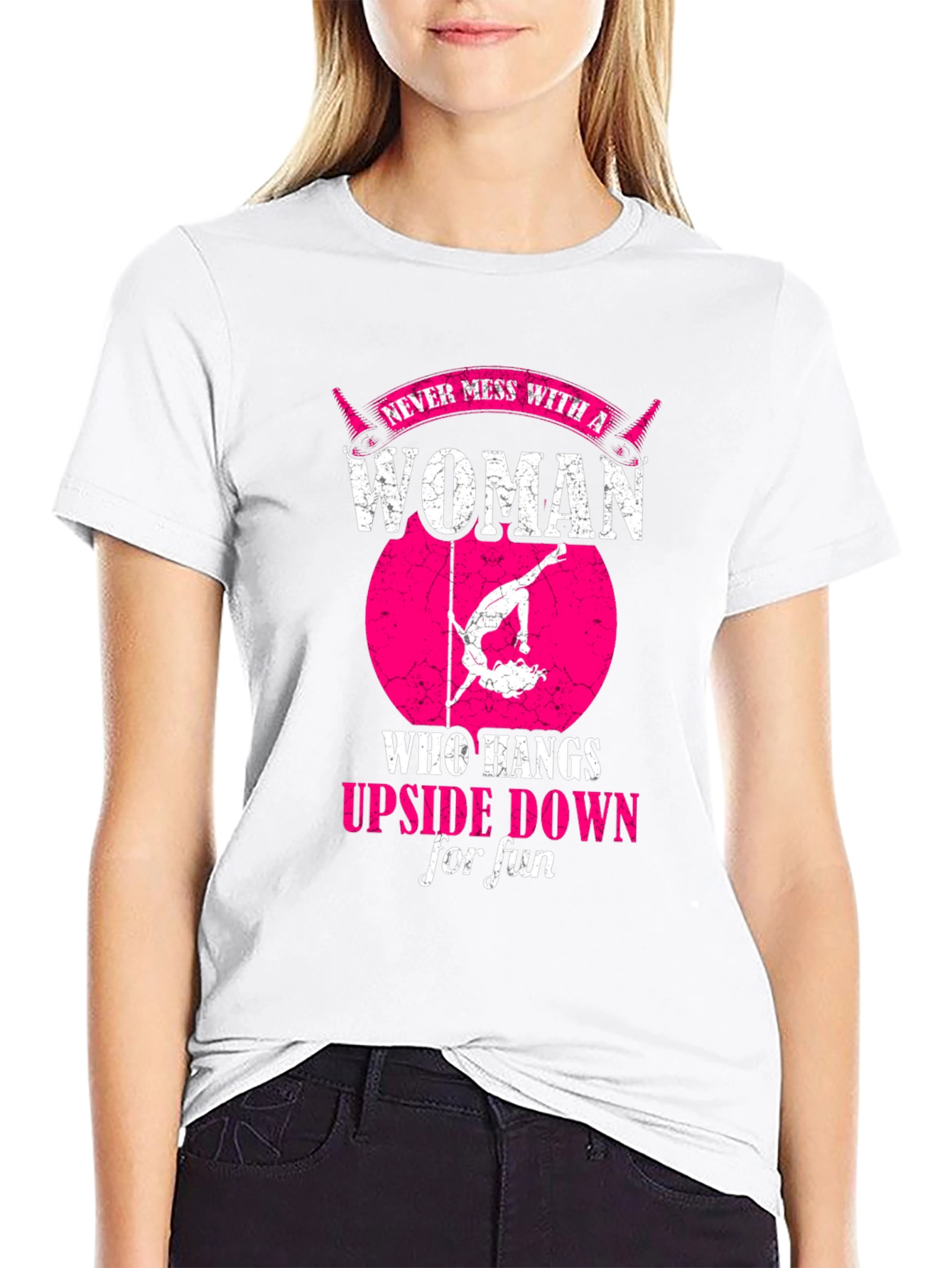 Woman Who Hangs Upside Down T-Shirt