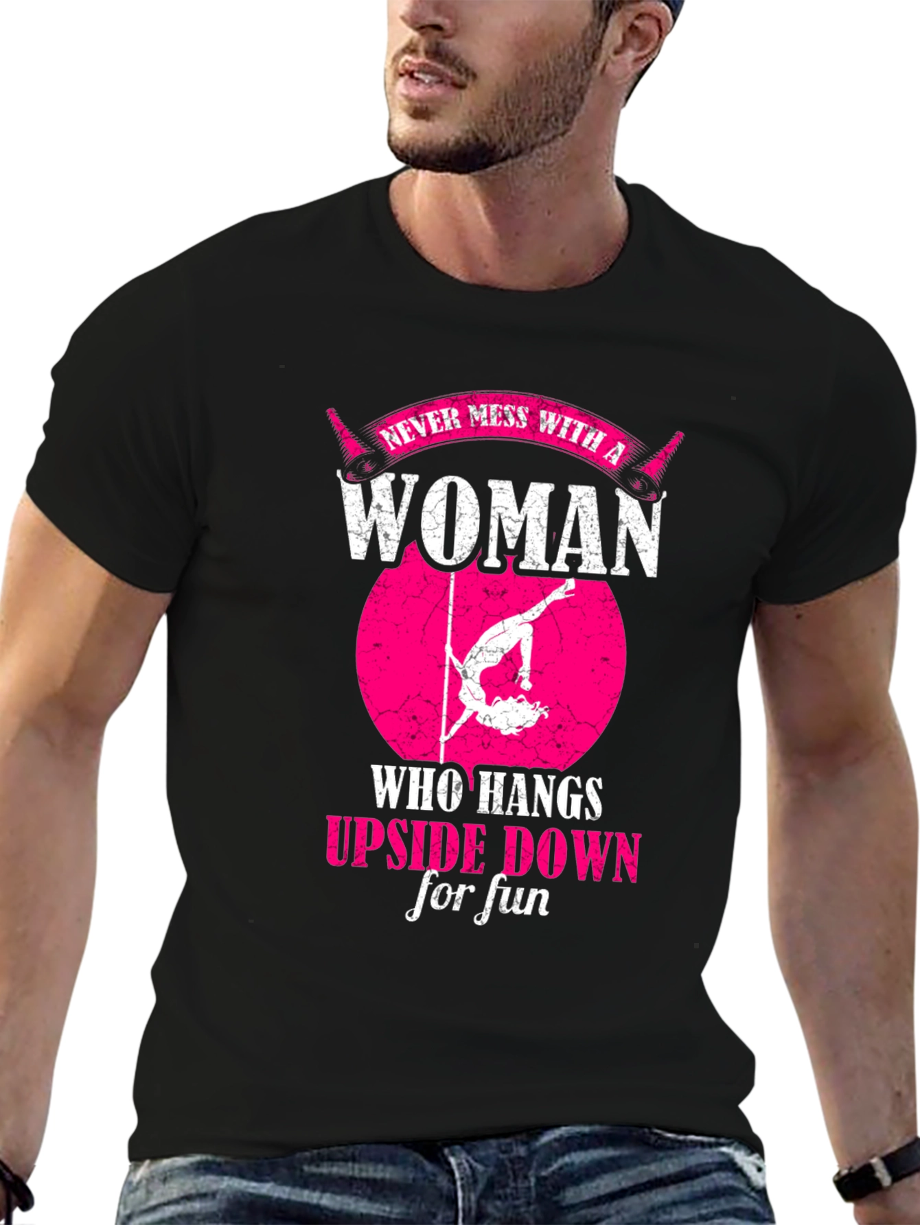 Woman Who Hangs Upside Down T-Shirt