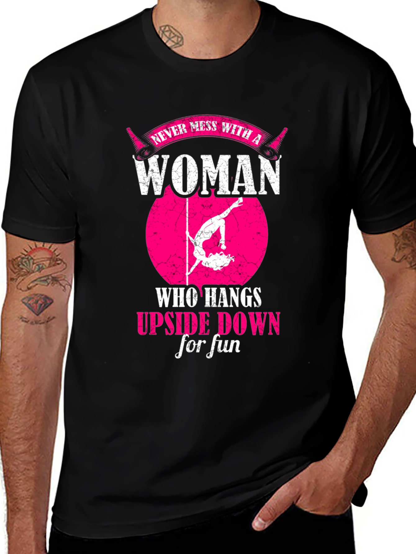 Woman Who Hangs Upside Down T-Shirt