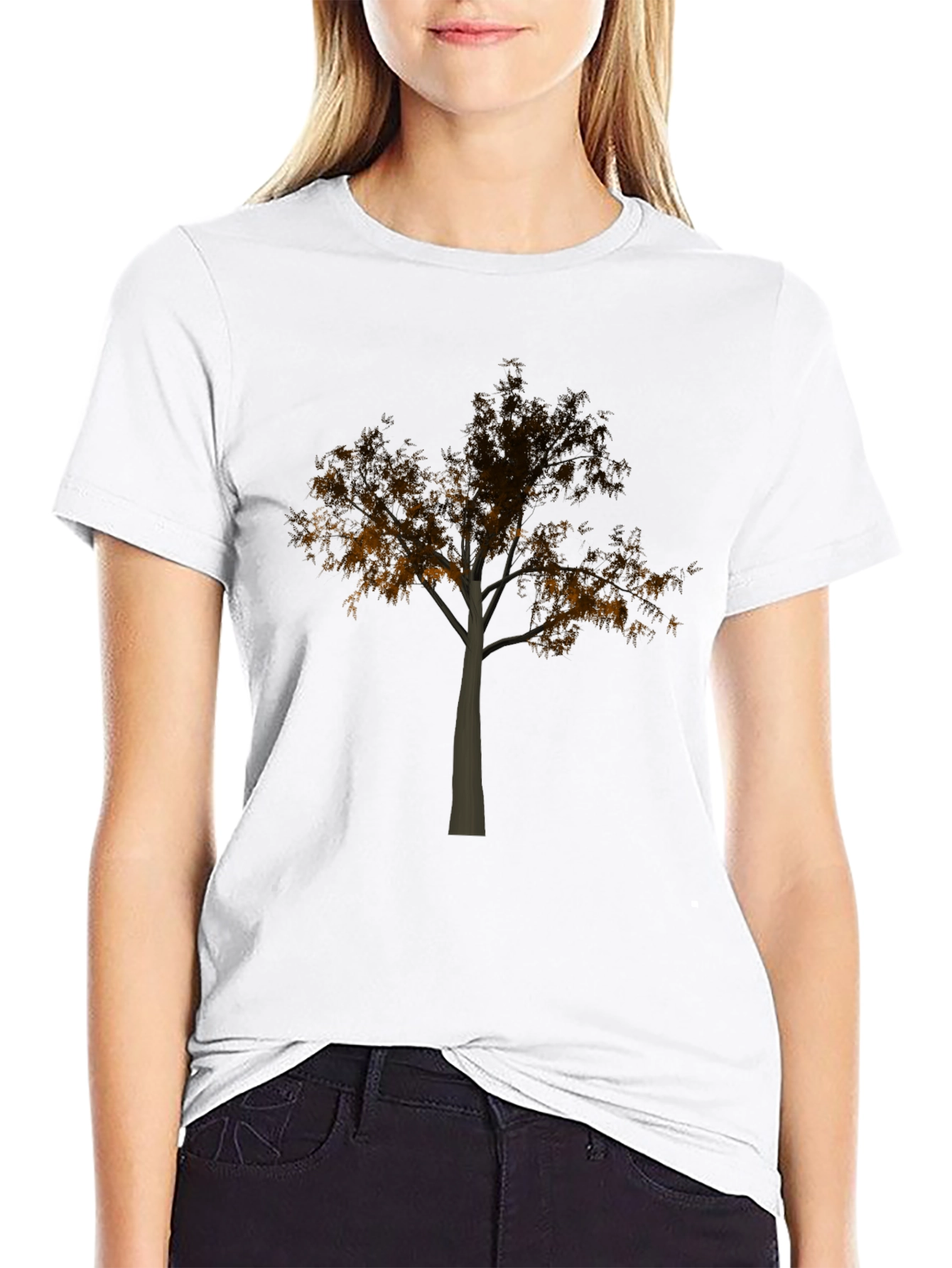 Tree Graphic Black T-Shirt
