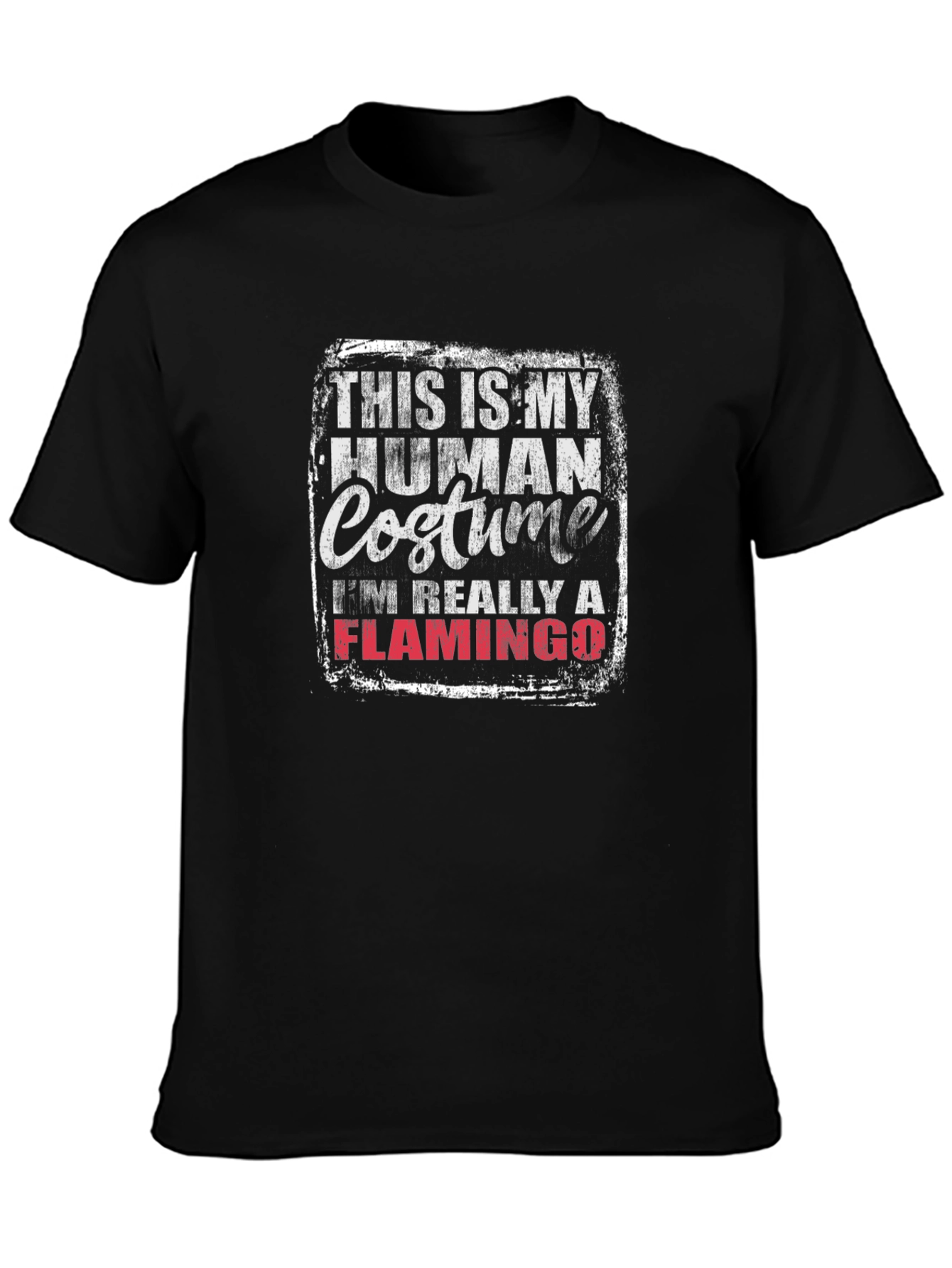 Flamingo Costume T-Shirt - Funny Animal Tee