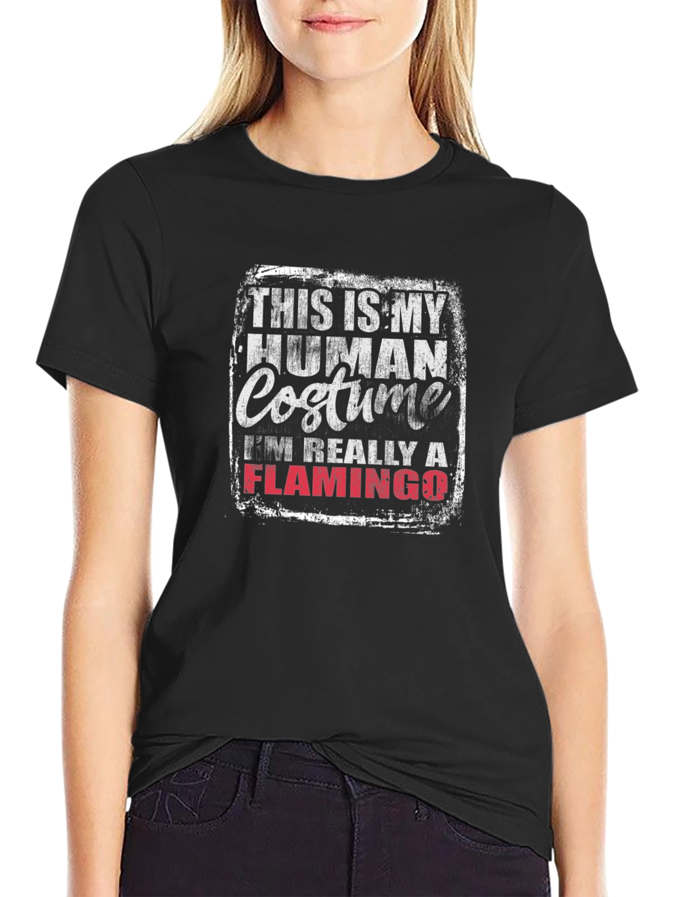 Flamingo Costume T-Shirt - Funny Animal Tee