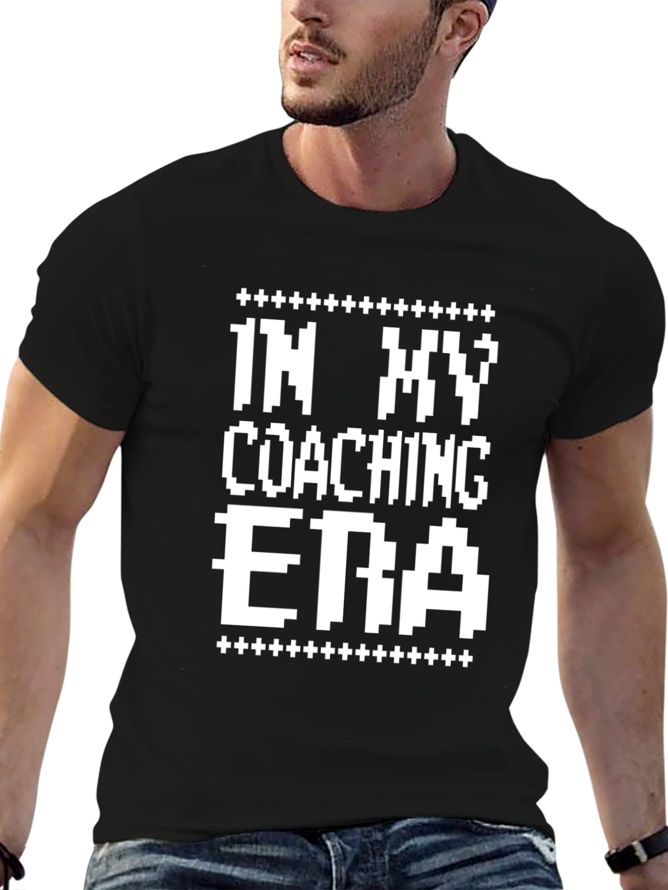 In My Coaching Era T-Shirt - Pixelated Retro Style