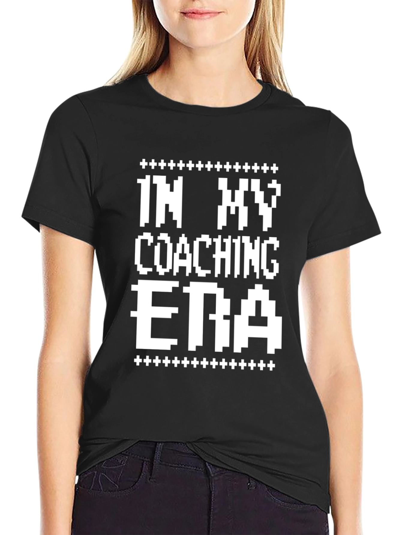 In My Coaching Era T-Shirt - Pixelated Retro Style