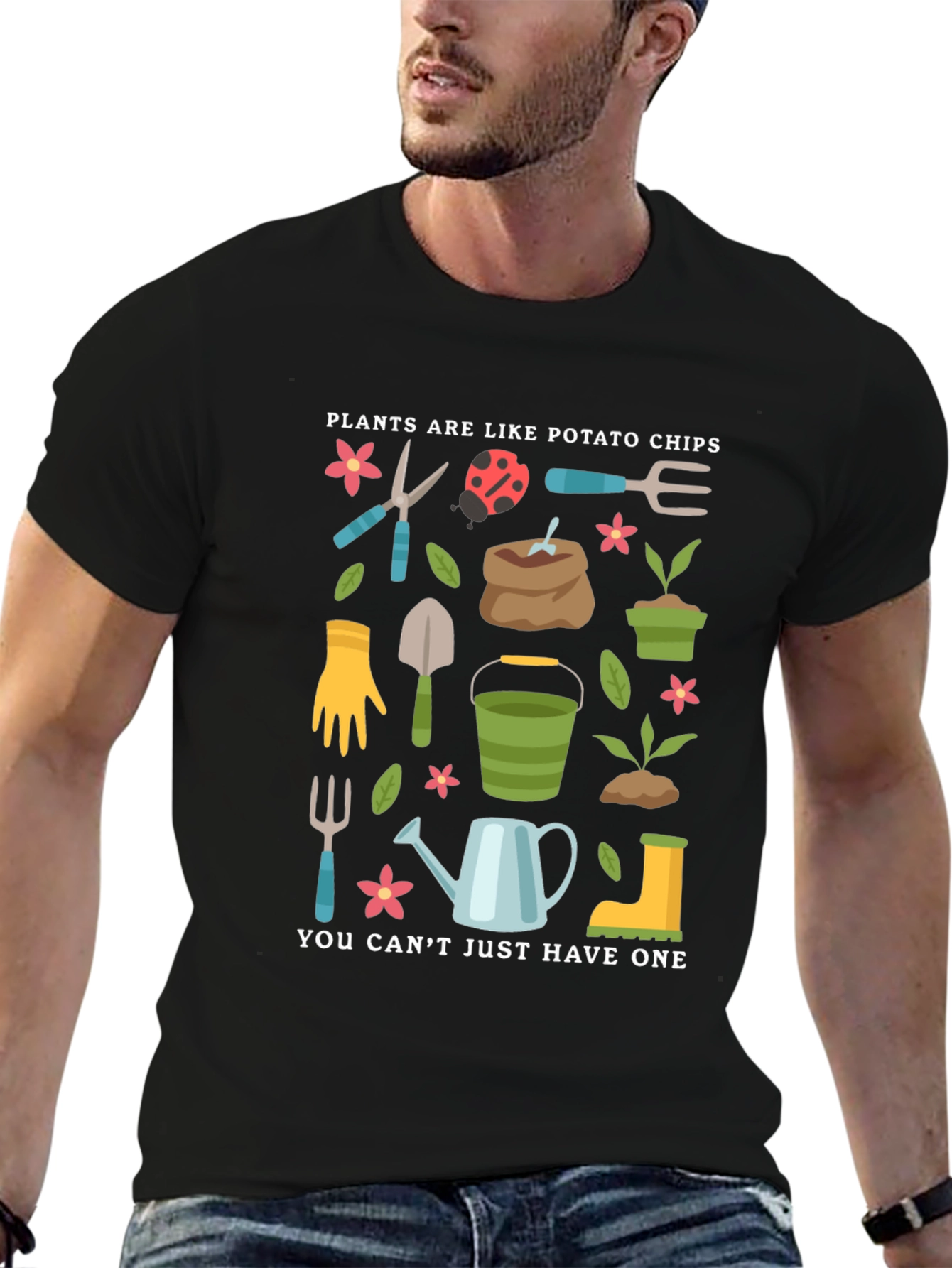 Gardening Lovers T-Shirt: Plants Are Like Potato Chips