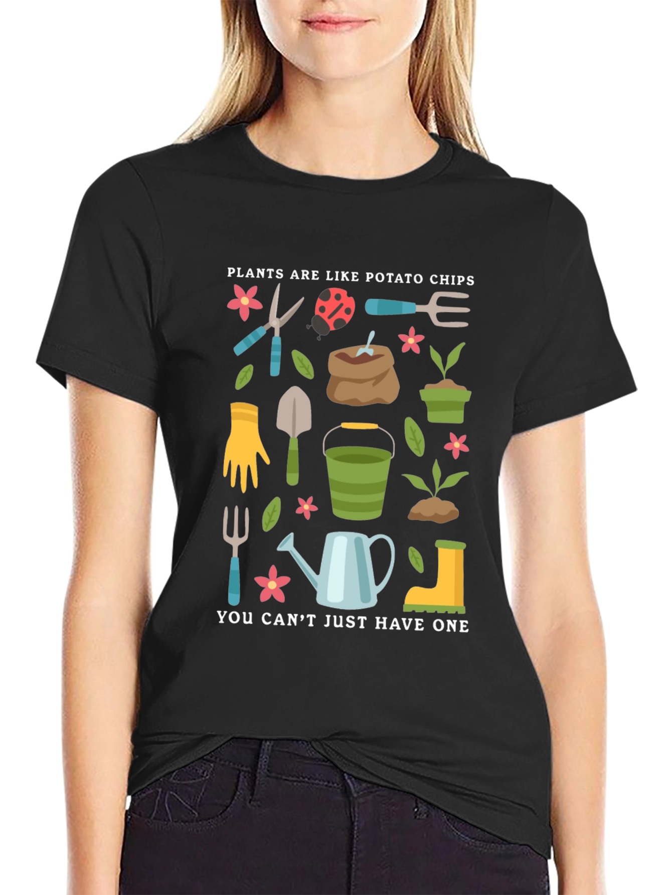 Gardening Lovers T-Shirt: Plants Are Like Potato Chips